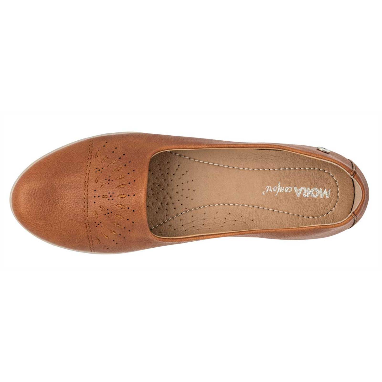 Zapato casual Mora confort Camel 136831