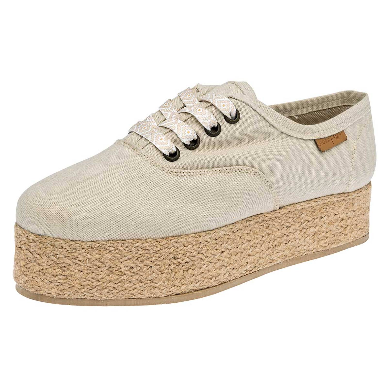 Zapato casual Mora tierra Beige 114222201