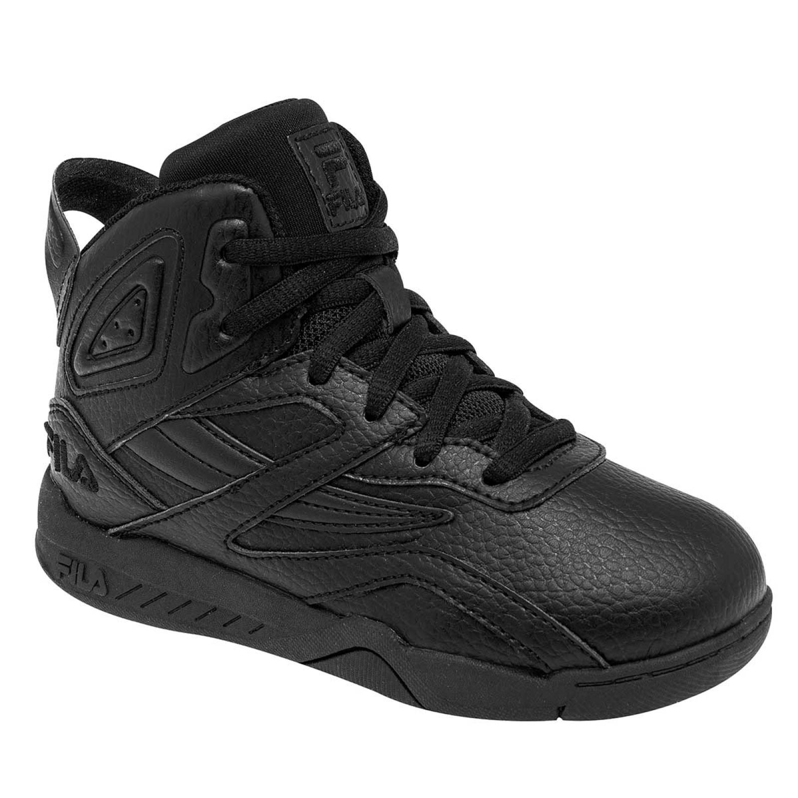 Zapatos fila color negro 2019 sale