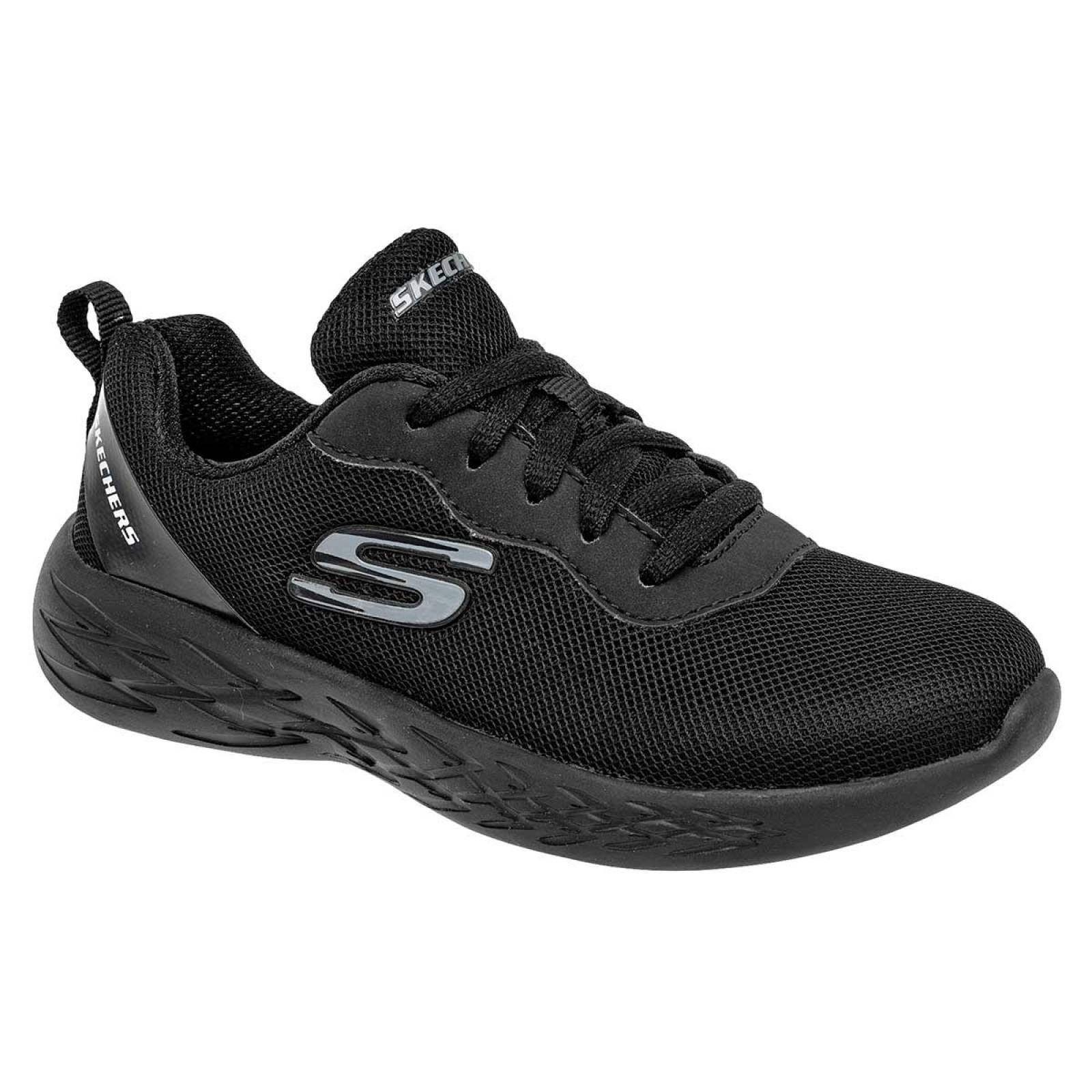 Tenis cheap skechers negro