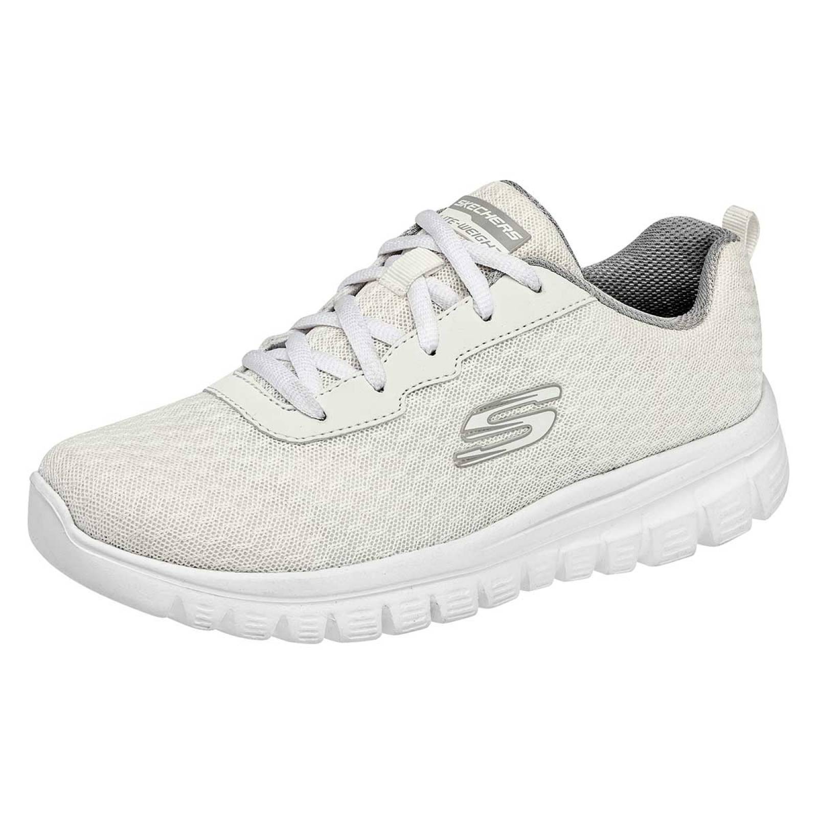 Tenis Skechers Blanco 896028wht