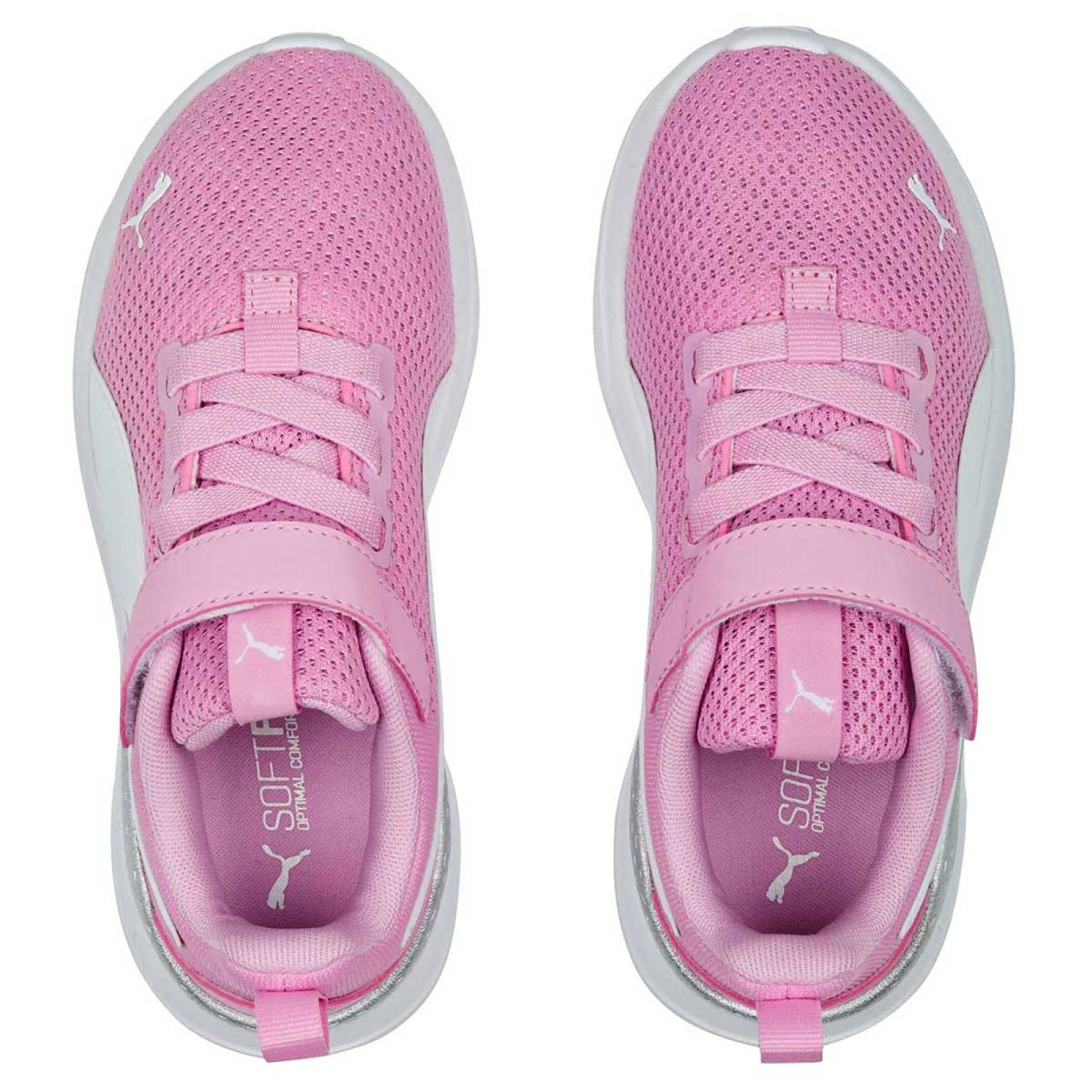 Tenis puma laço store rosa