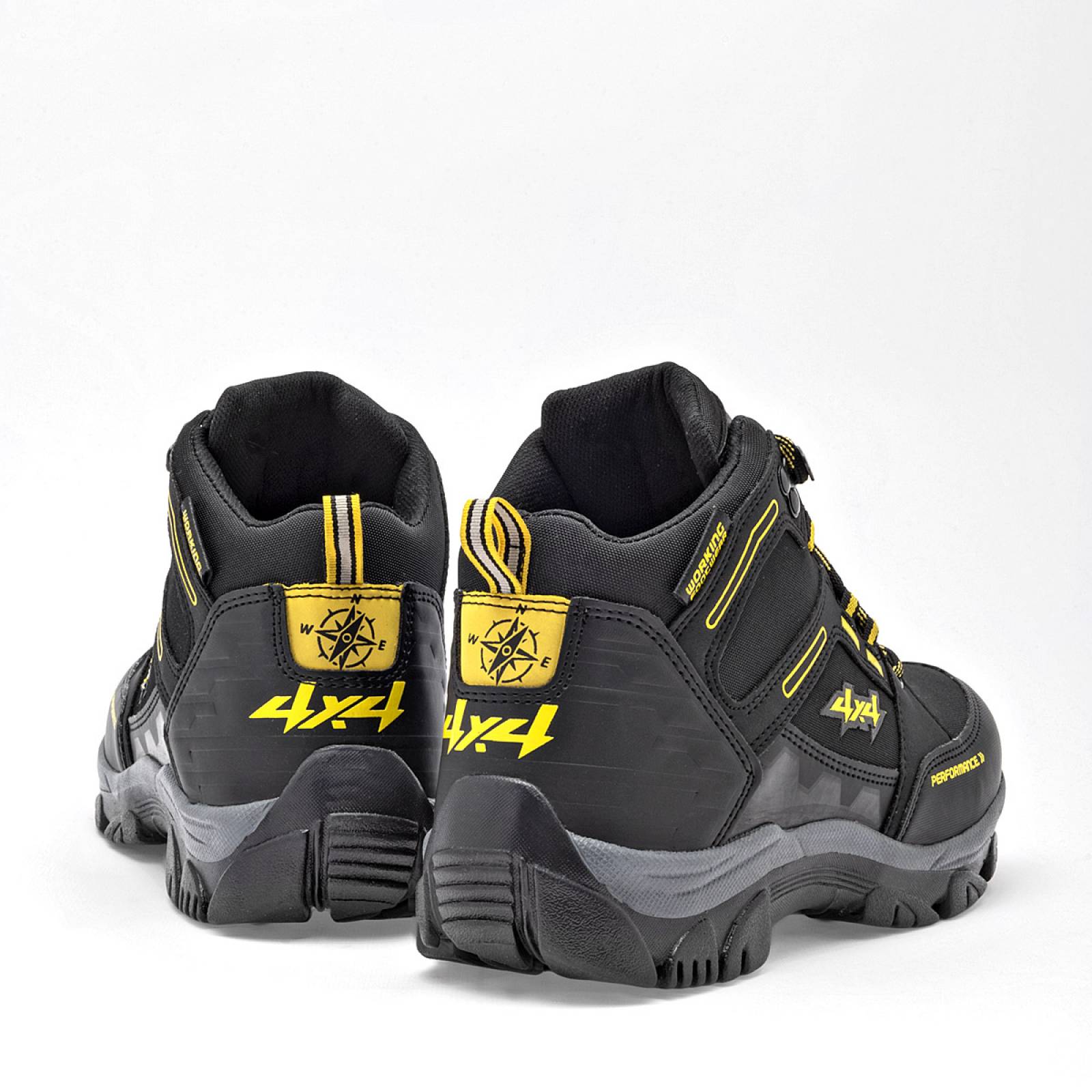 Bota y botin 4x4 Negro 7086