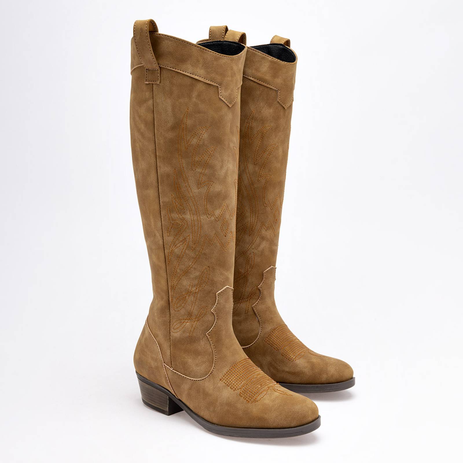 Bota y botin Catalina Camel 9050