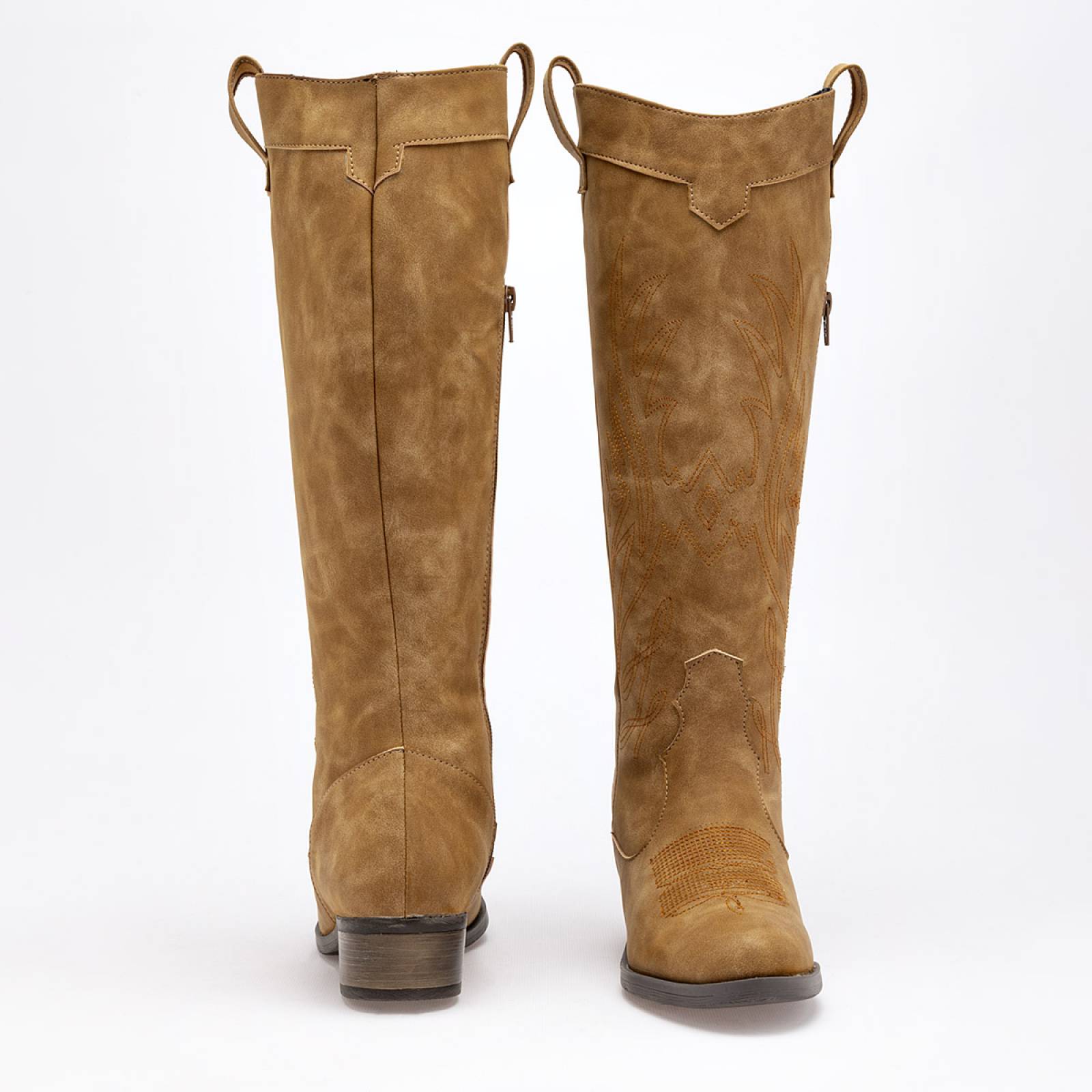 Bota y botin Catalina Camel 9050