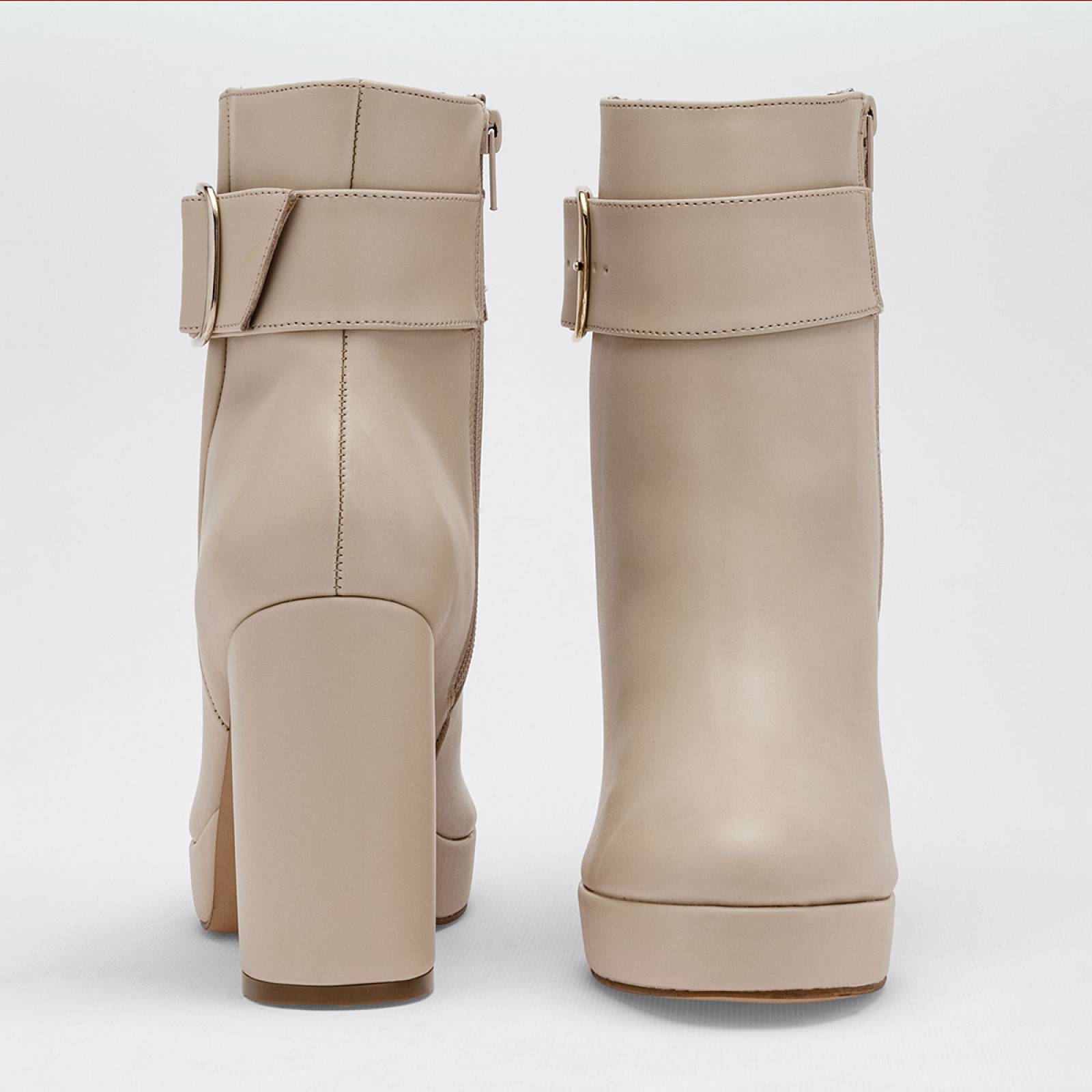 Bota y botin Lady paulina Beige 31702