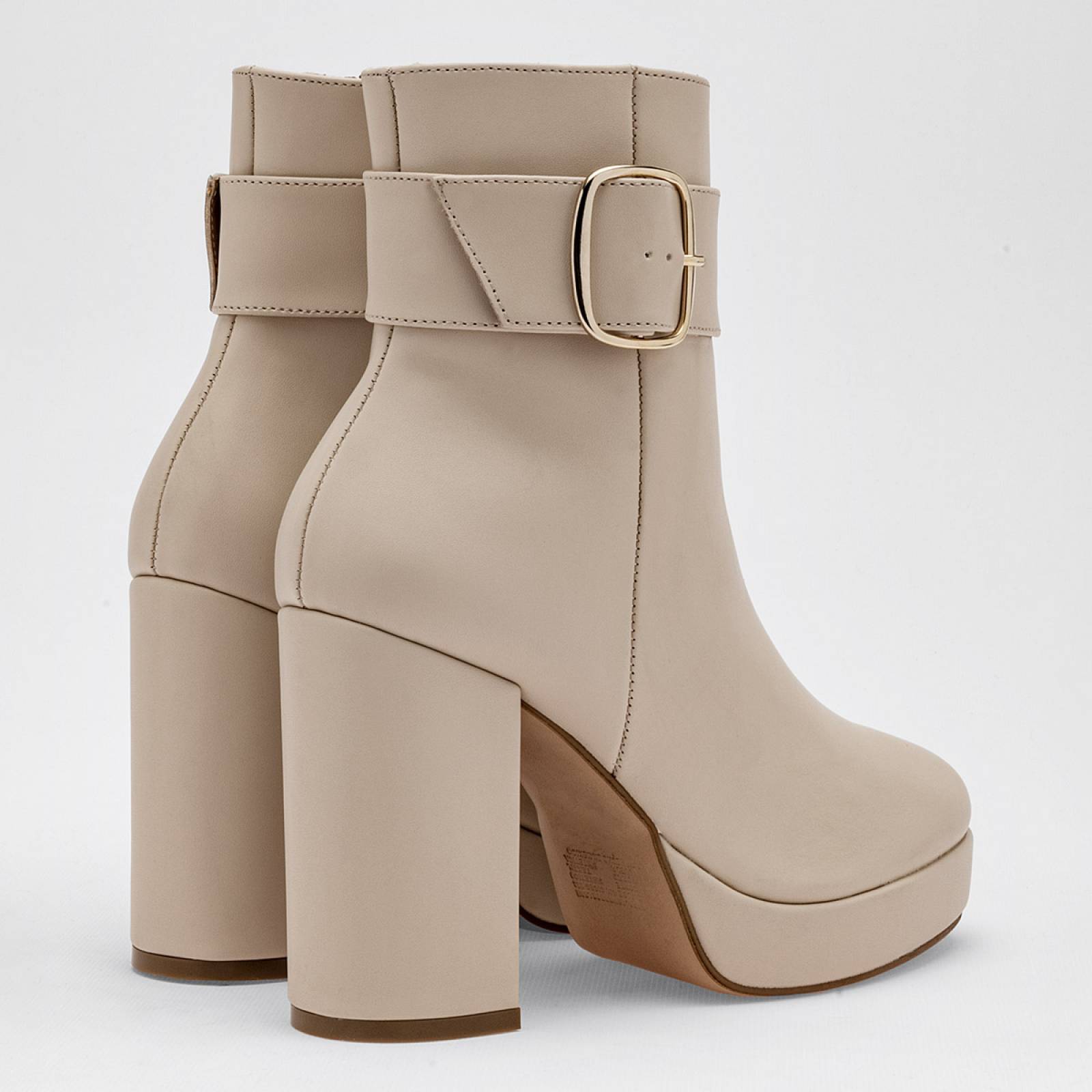 Bota y botin Lady paulina Beige 31702