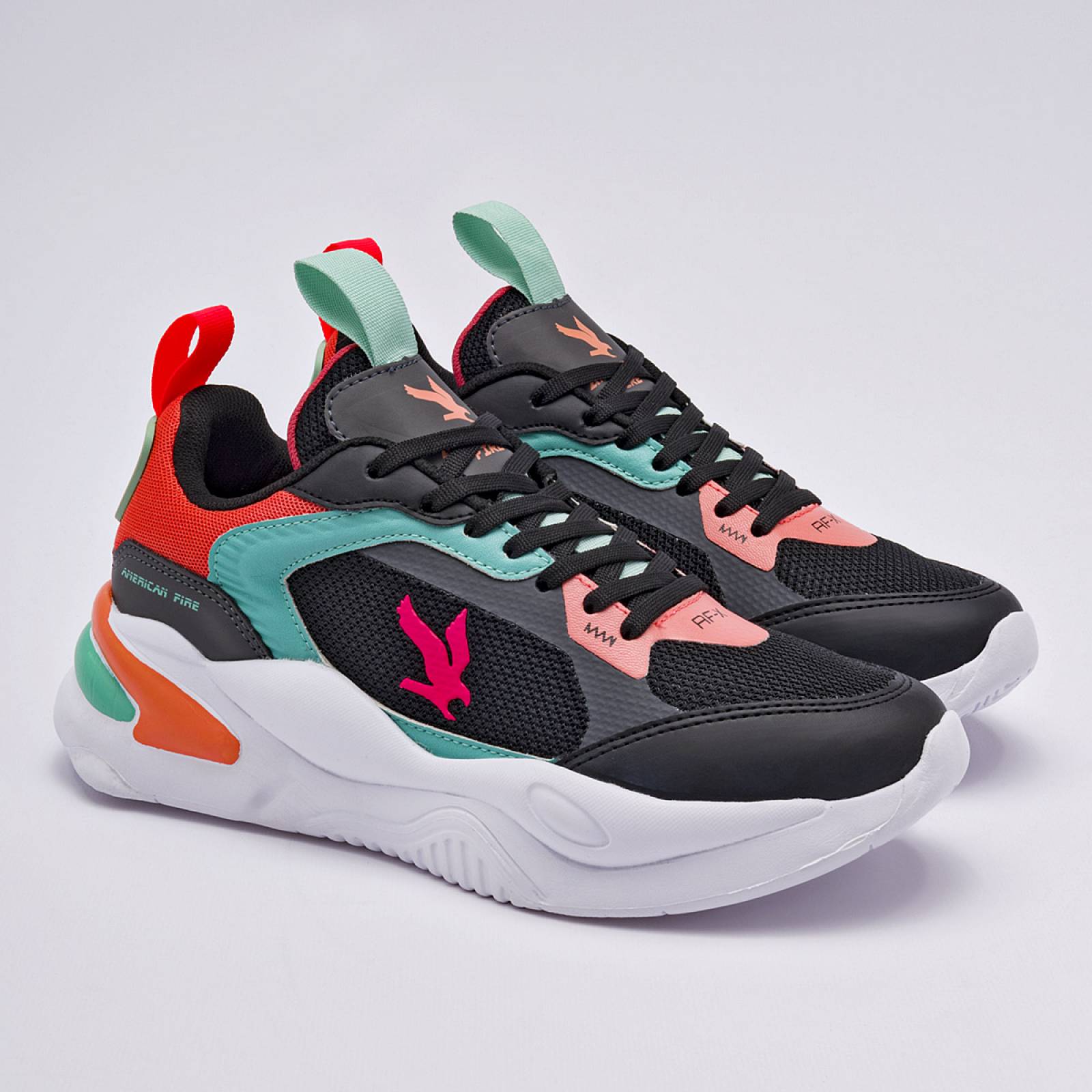 Tenis American fire Negro A69