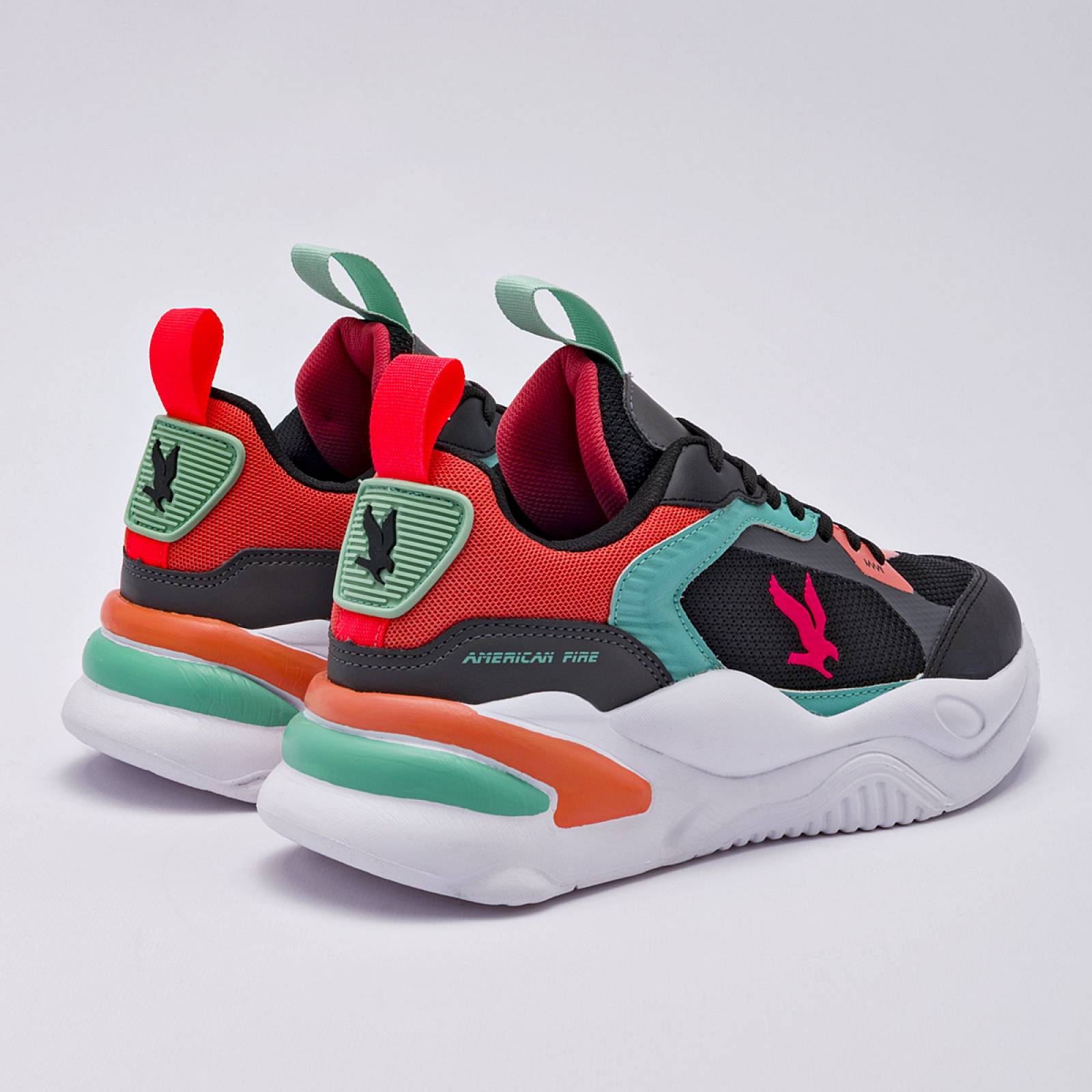 Tenis American fire Negro A69