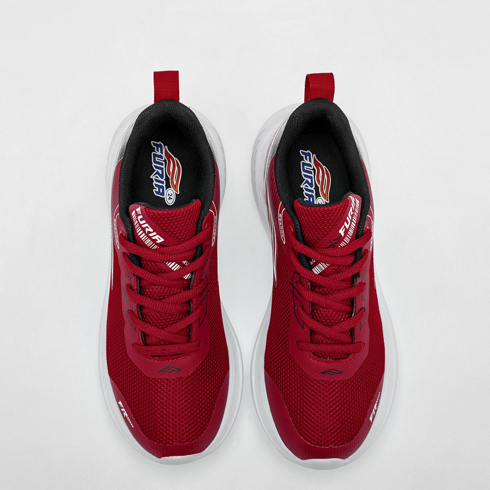 Tenis Furia Rojo 6000