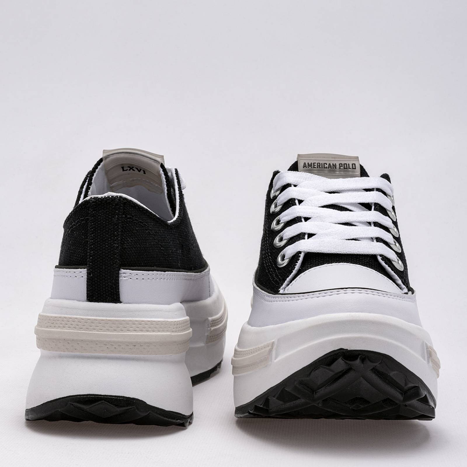 Tenis American polo Negro 2572