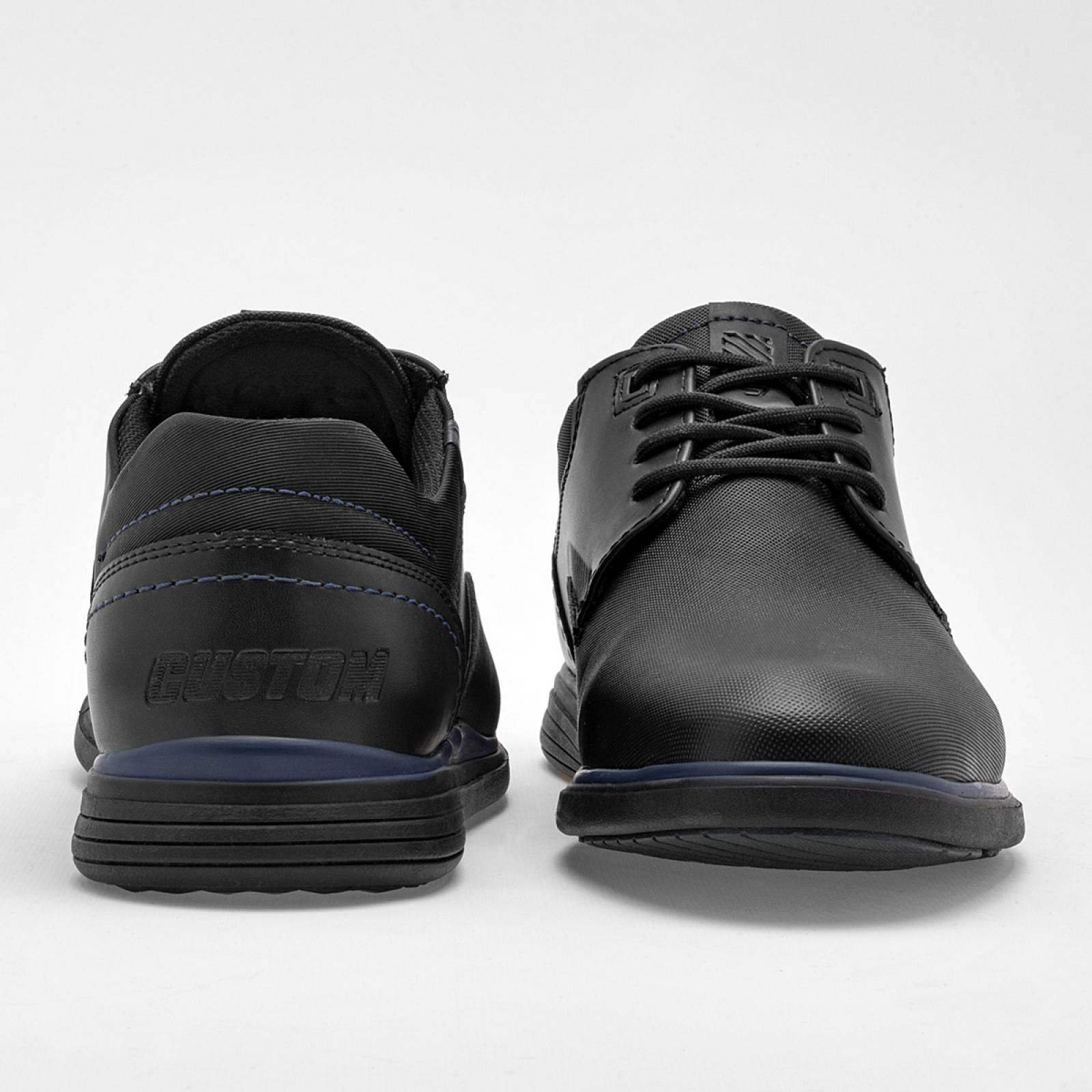 Zapato casual Negro total Negro 8201