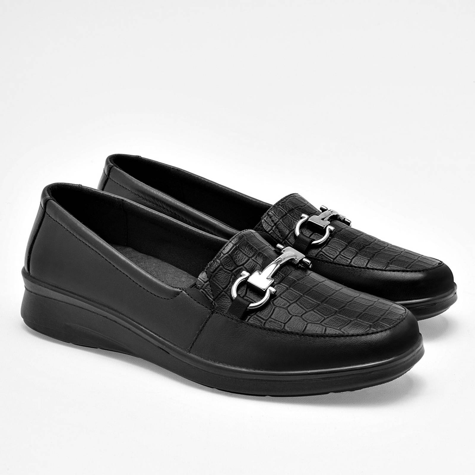 Zapato confort Flexi Negro 124502