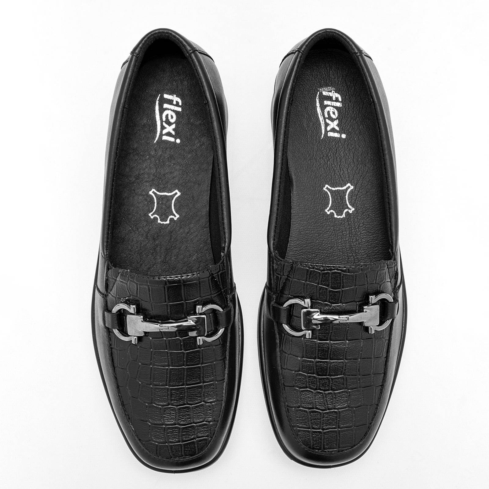 Zapato confort Flexi Negro 124502
