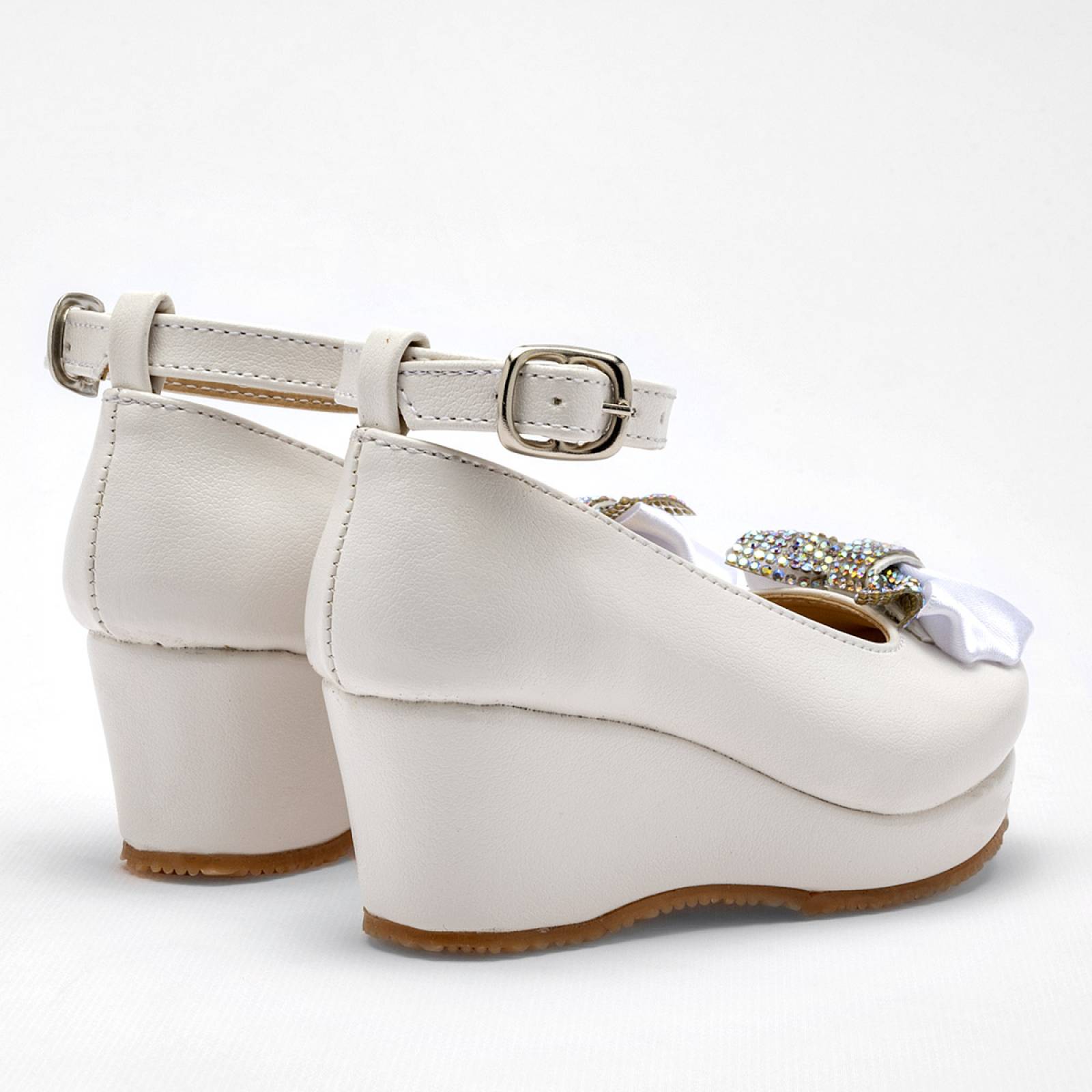 Zapato graduación Caramel Blanco O161