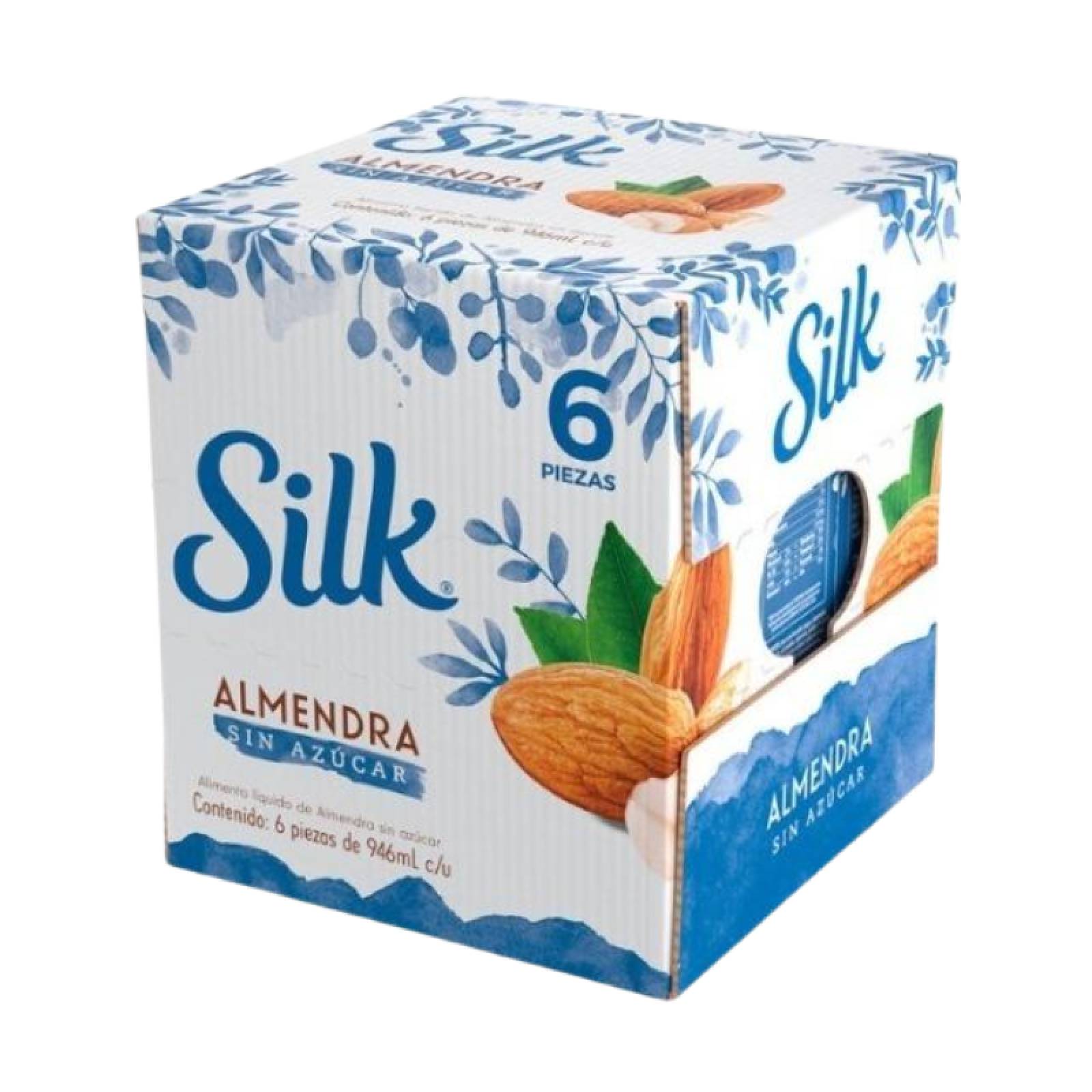 Leche De Almendra Silk Original 6 Pzas De 946 Ml 
