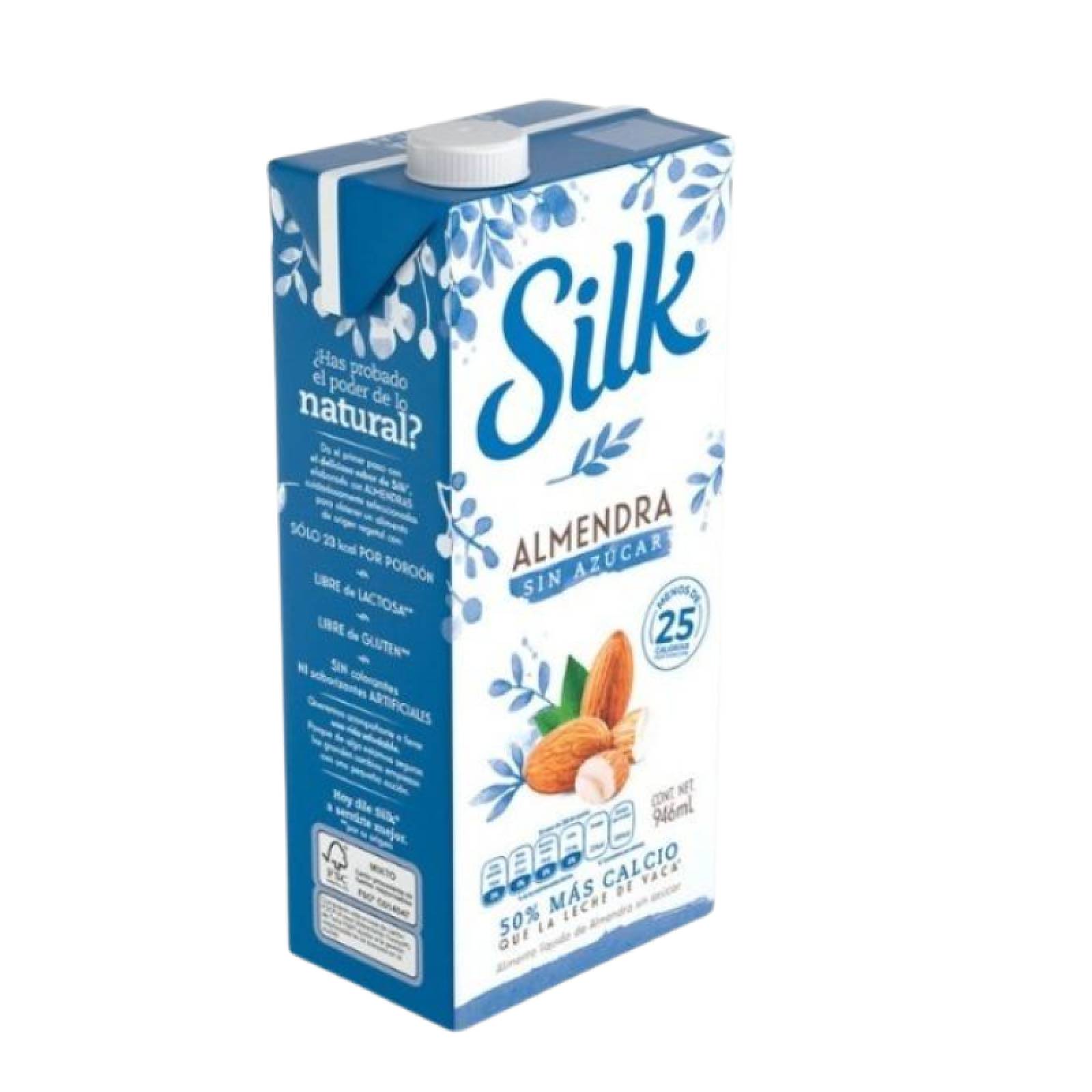 Leche De Almendra Silk Original 6 Pzas De 946 Ml 