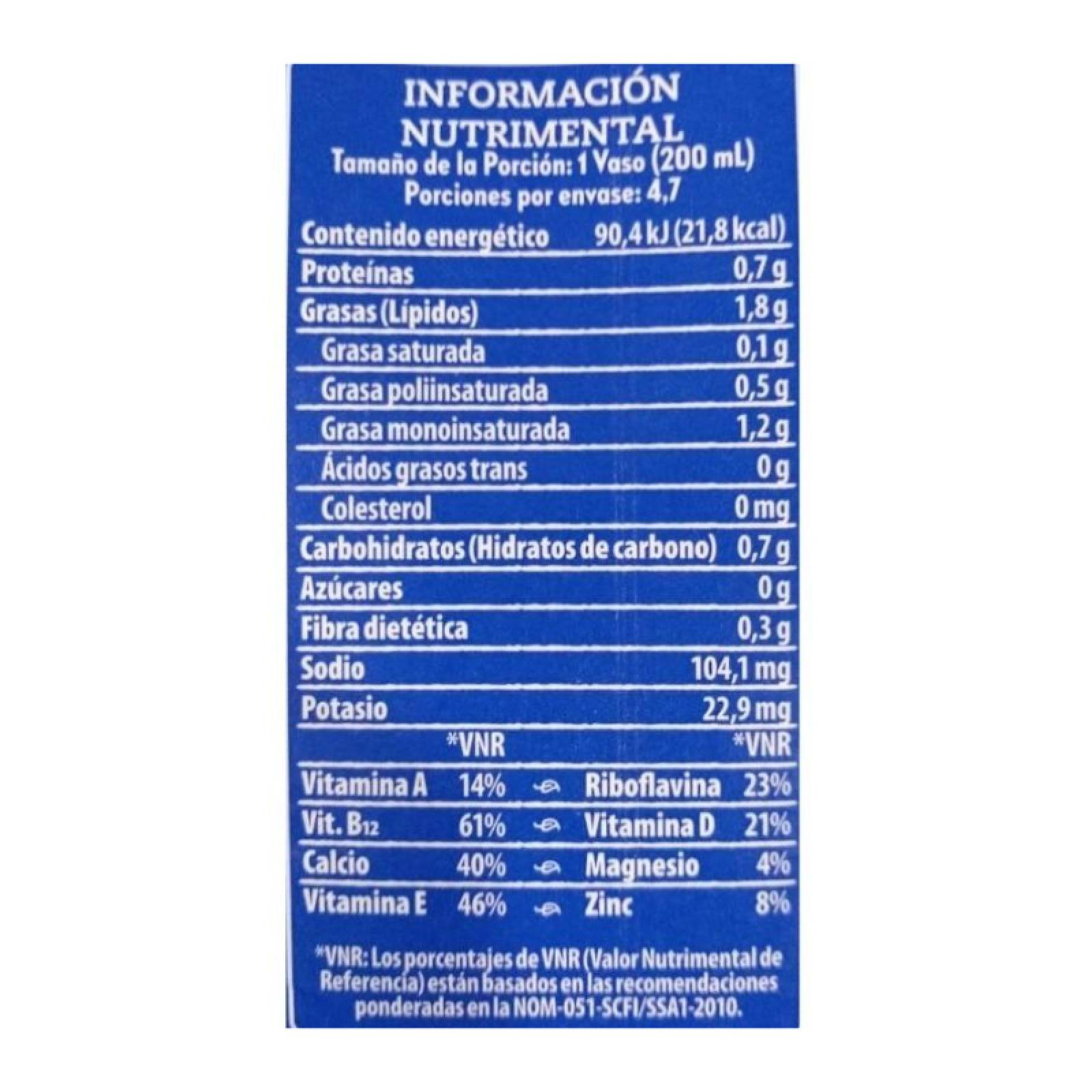 Leche De Almendra Silk Original 6 Pzas De 946 Ml 