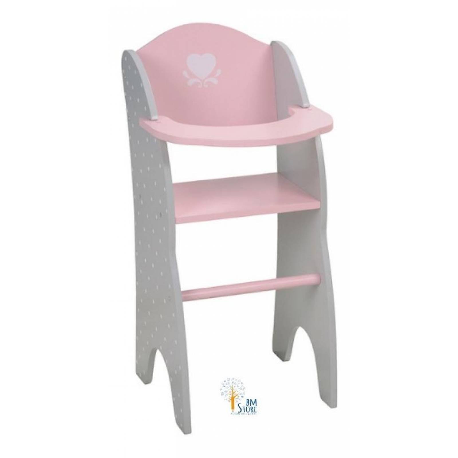 Silla Alta Y Cuna Juguete De Madera Olivias Little World 