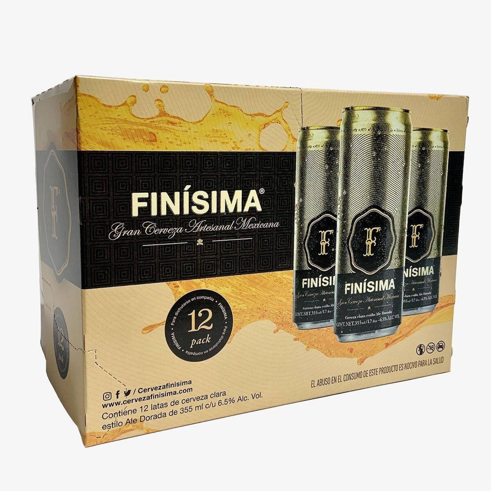 Cerveza Artesanal Finísima 12 De 355ml 