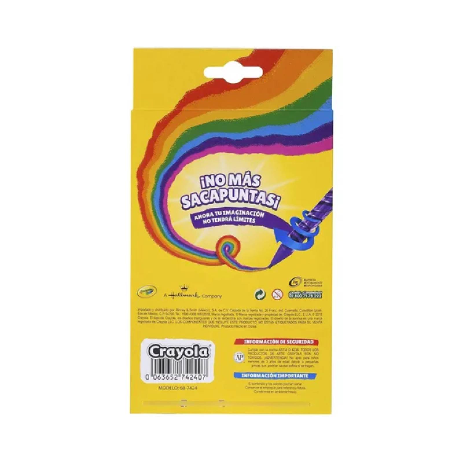 Lápices De Colores, Crayola Twistables, 24 Piezas