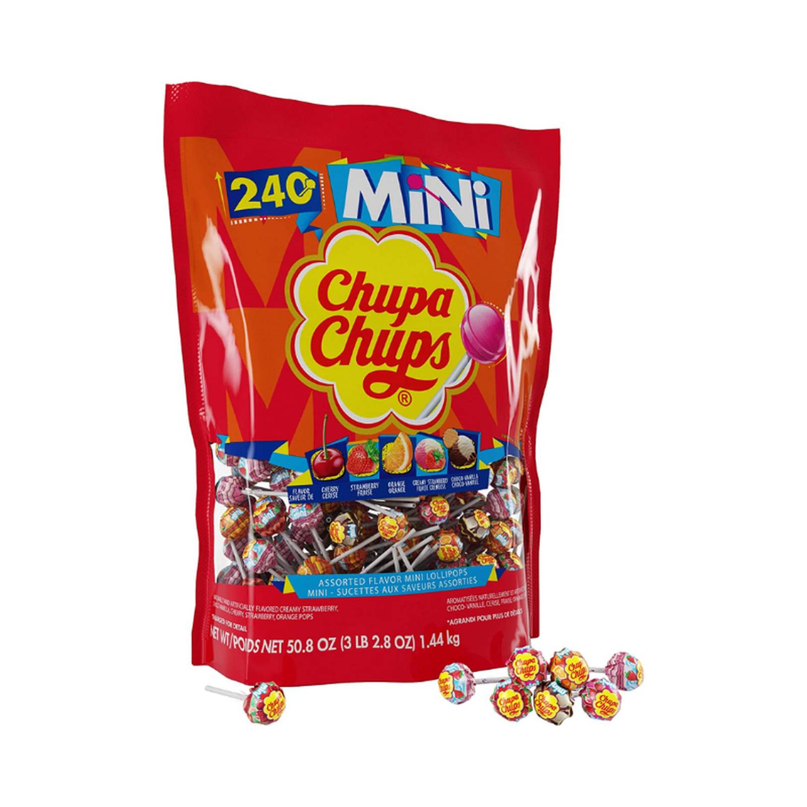 Chupa Chups Mini paletas 240 piezas 