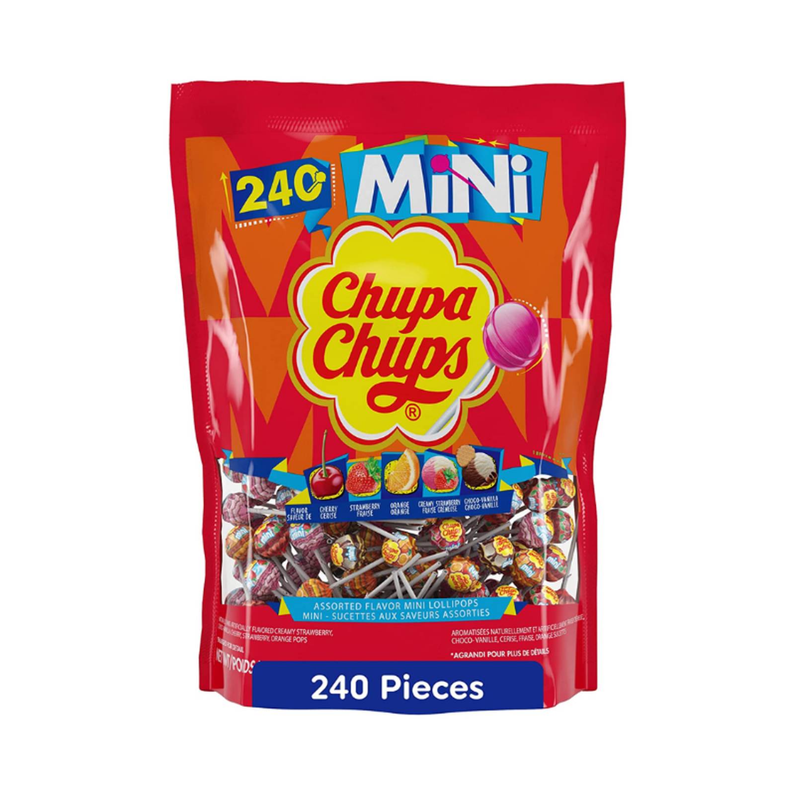 Chupa Chups Mini paletas 240 piezas 