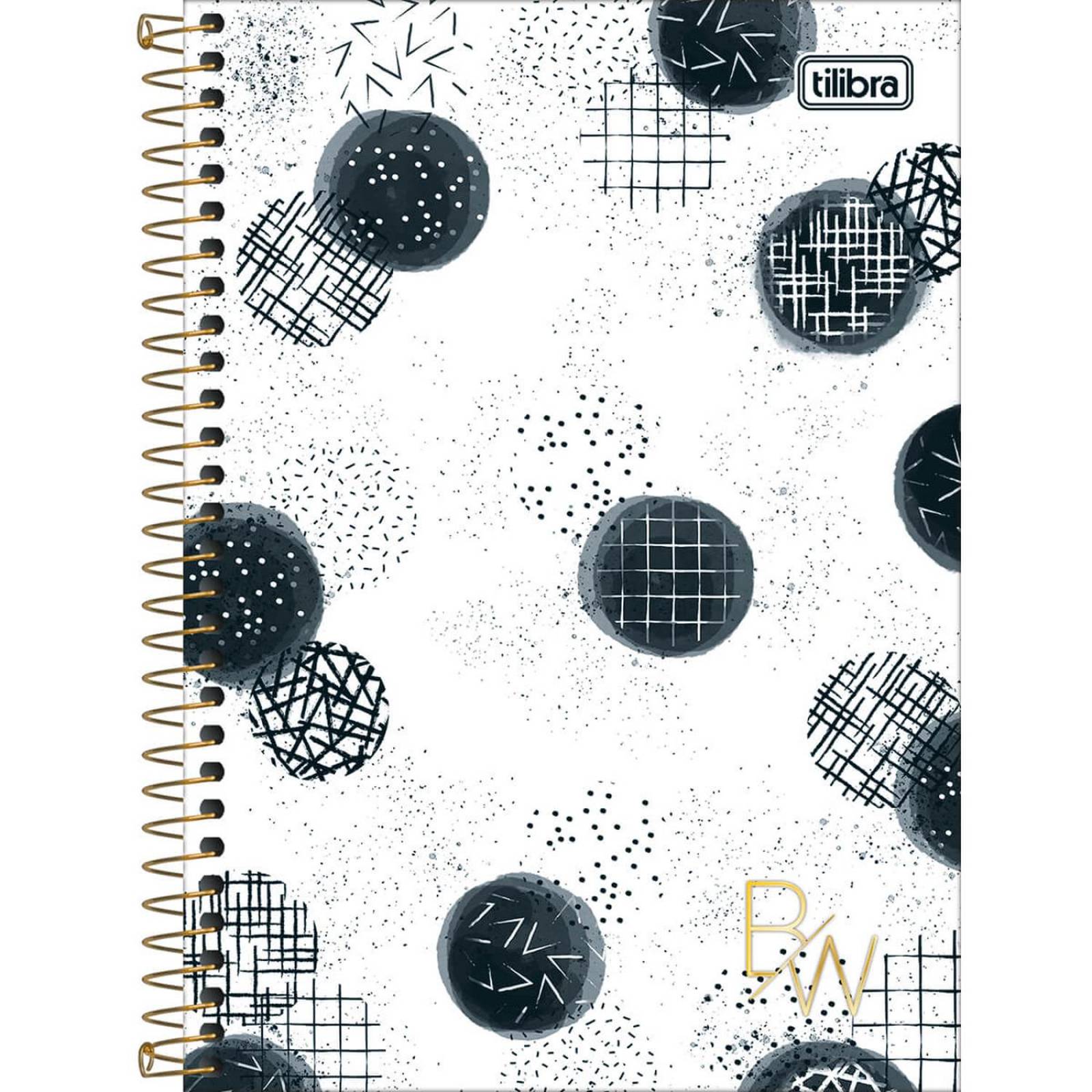 1 Cuaderno Tilibra Tamaño Esquela De Pasta Dura 80h Raya B&W4
