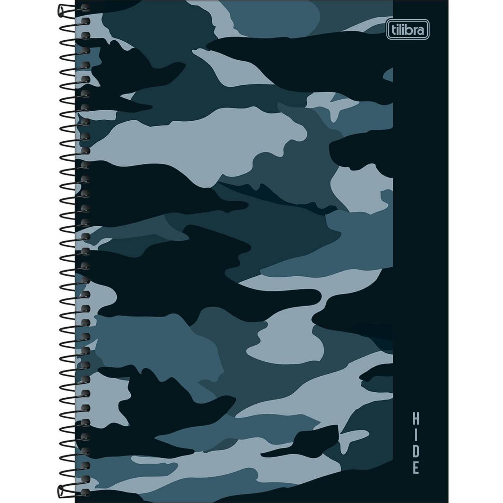 1 Cuaderno Tilibra Tamaño Profesional De Pasta Dura 80h Raya Hide3