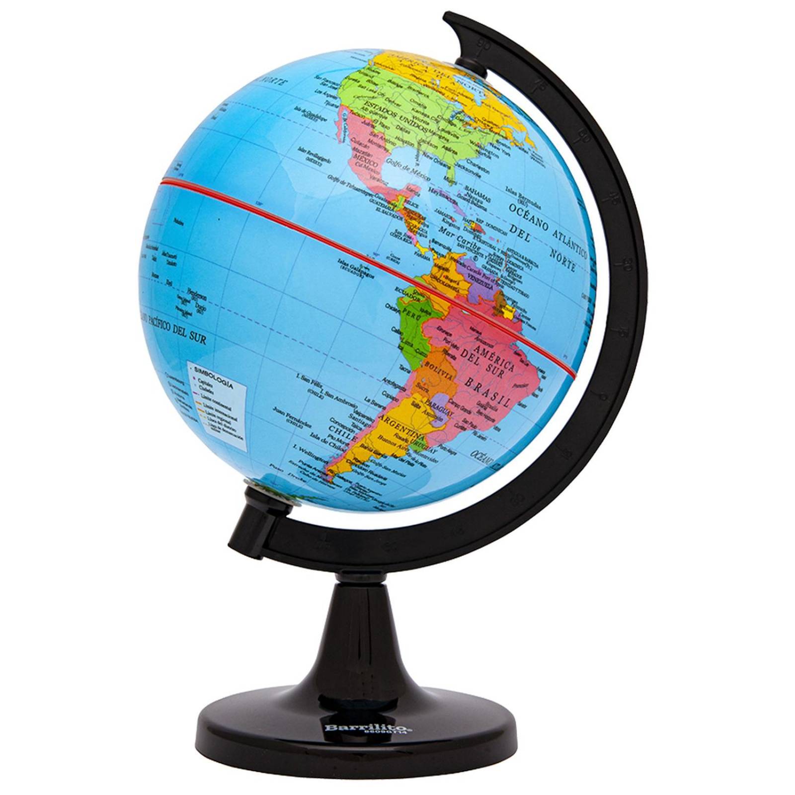 Globo Terráqueo Escolar Barrilito 