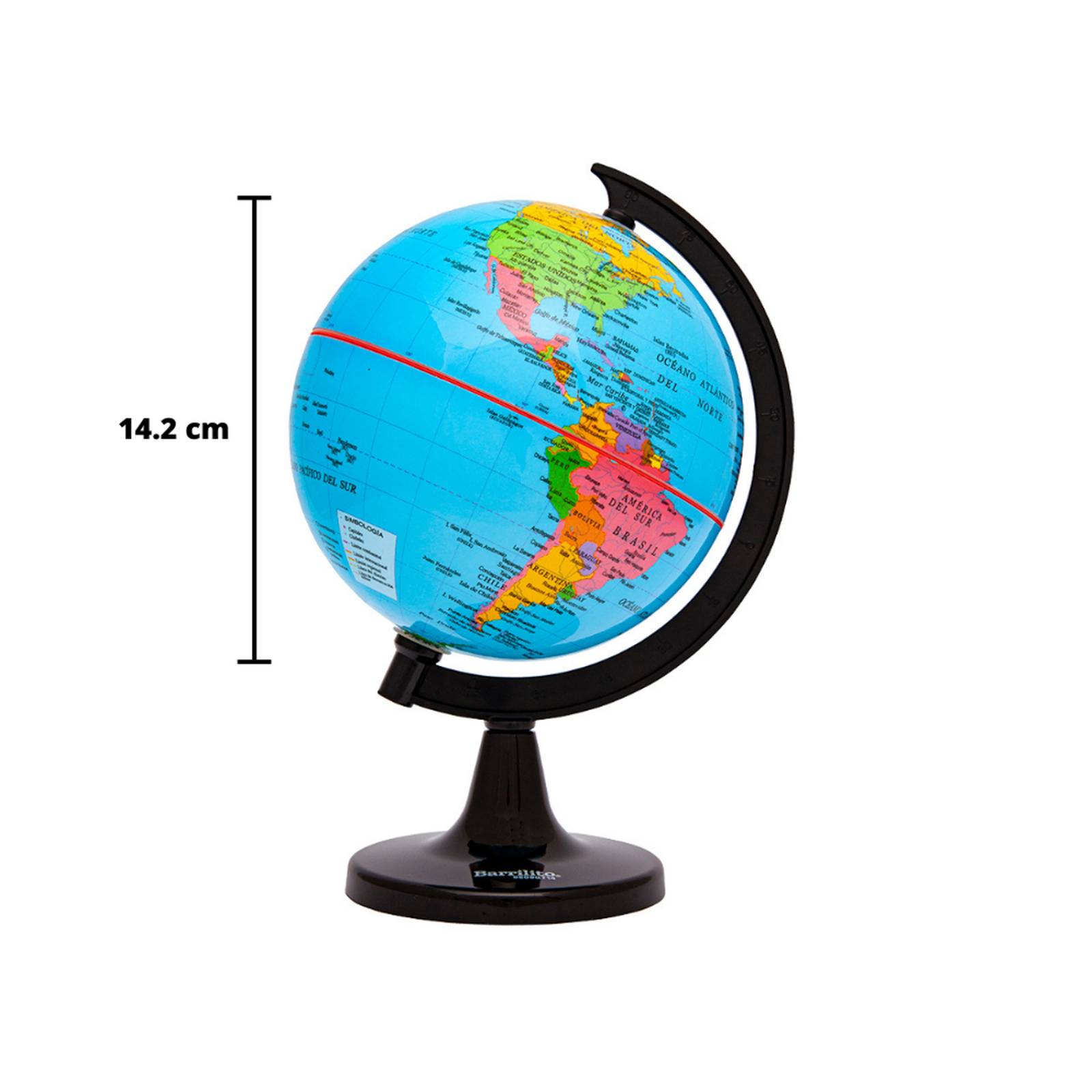 Globo Terráqueo Escolar Barrilito 