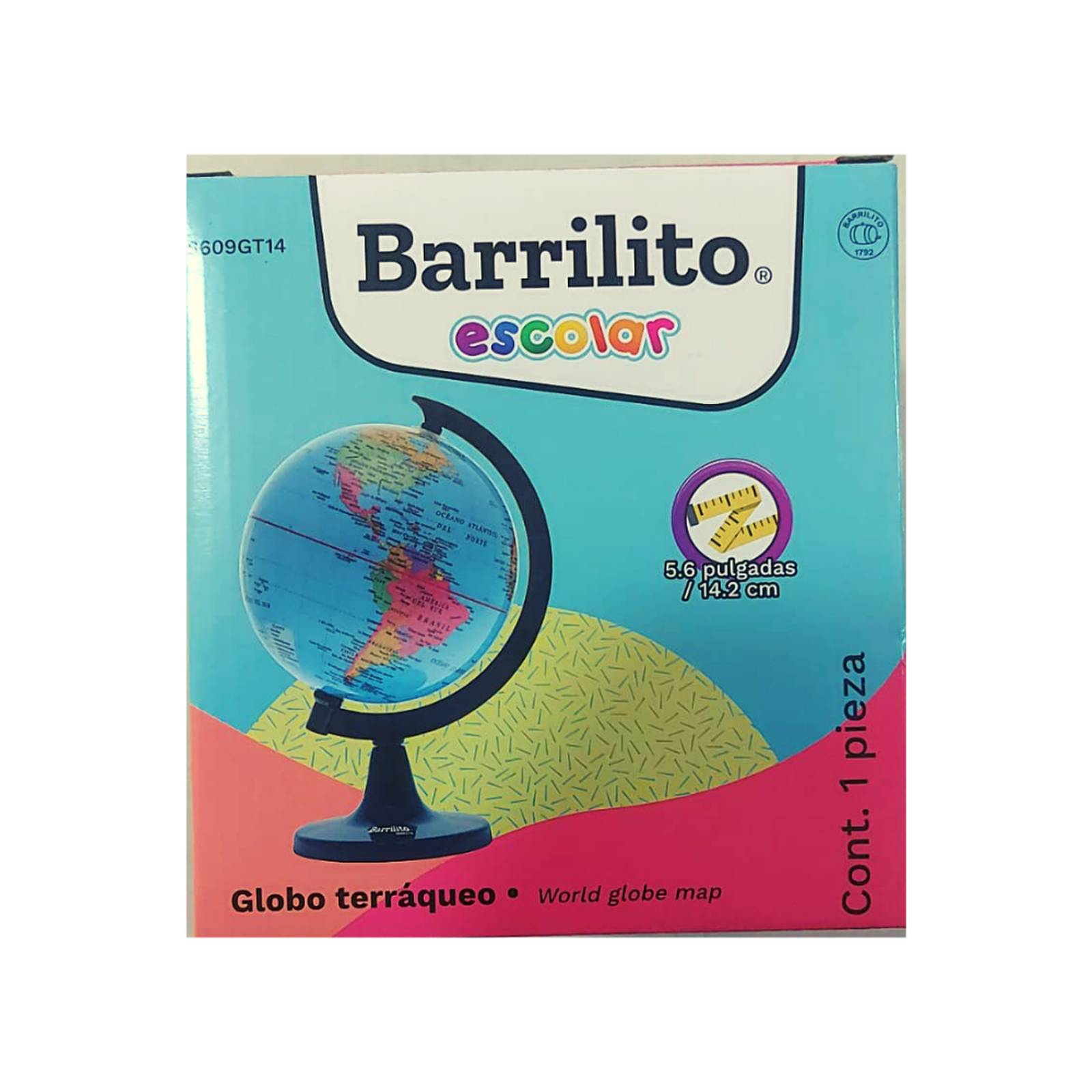 Globo Terráqueo Escolar Barrilito 