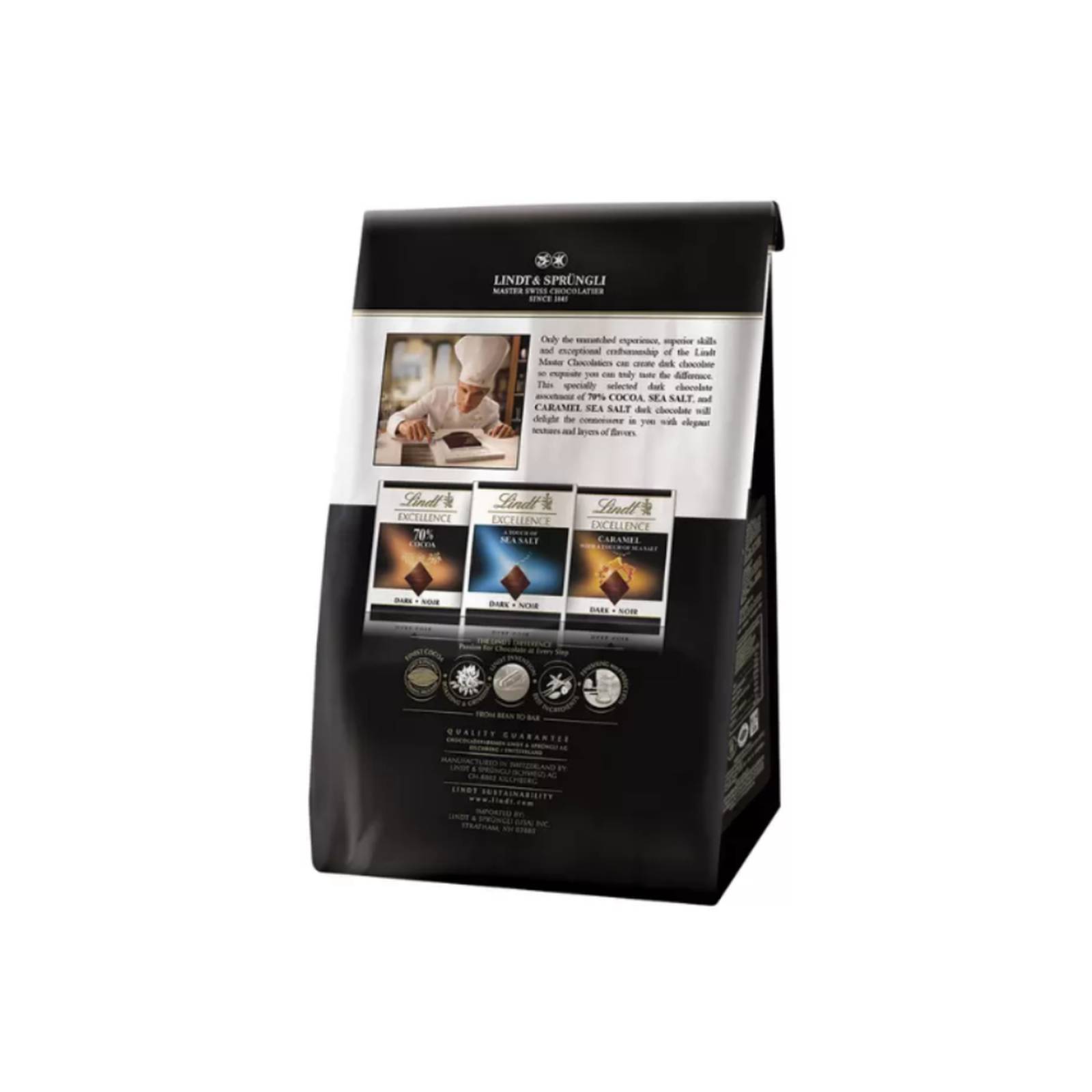 Surtido de Chocolate Amargo Lindt 50 pzas de 10 g 