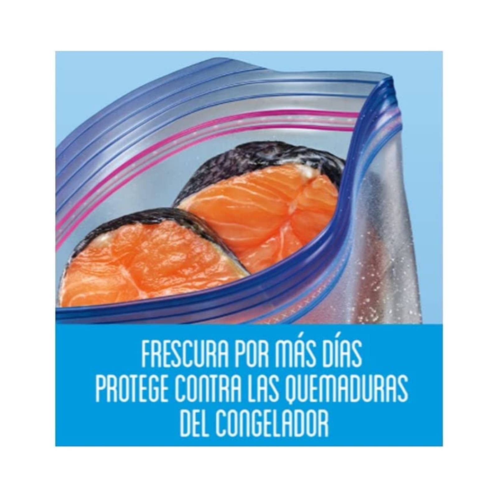104 piezas Ziploc, Bolsas Para Congelar Con Cierre Slider 