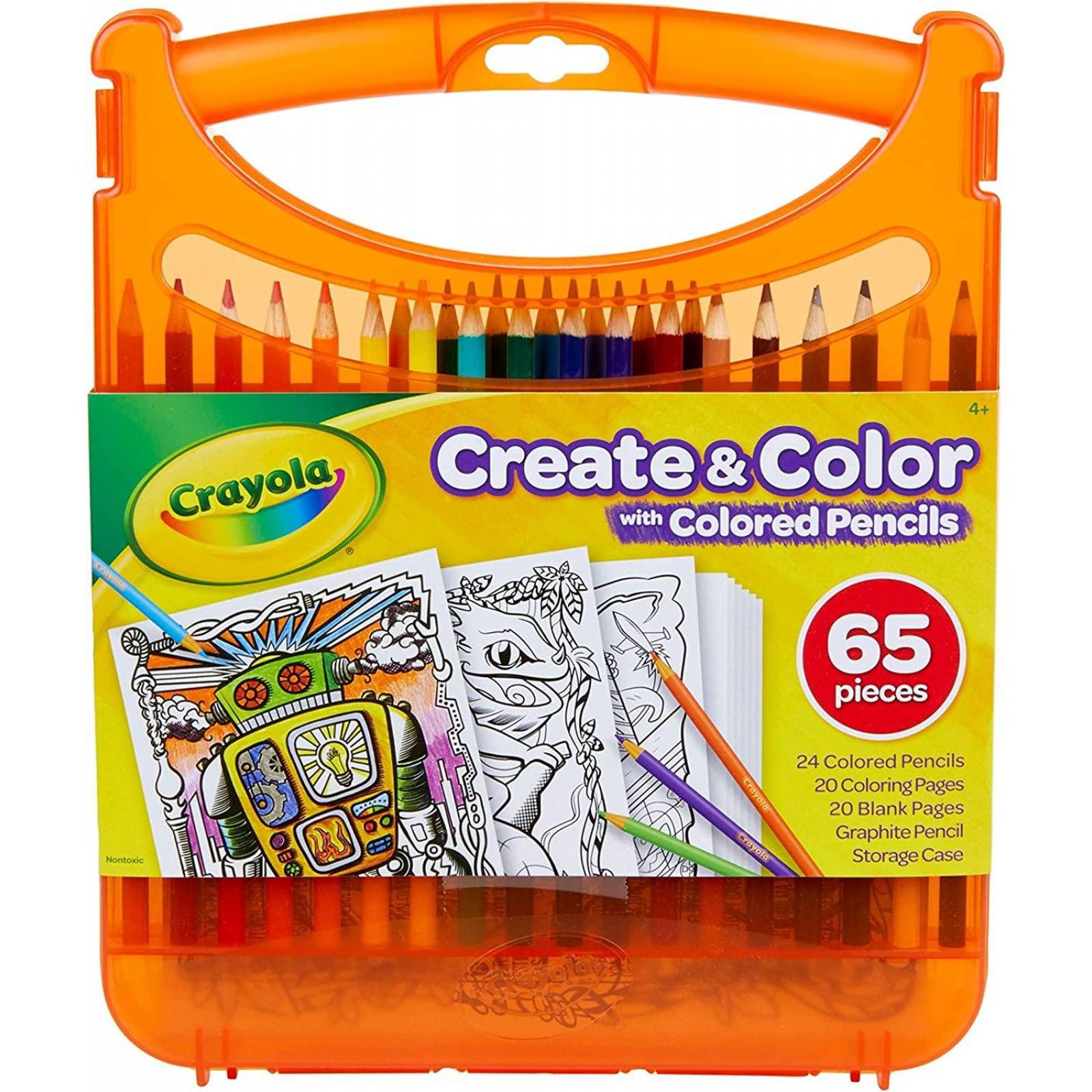 Kit Lápices de Colores Crayola Create & Color 65 piezas