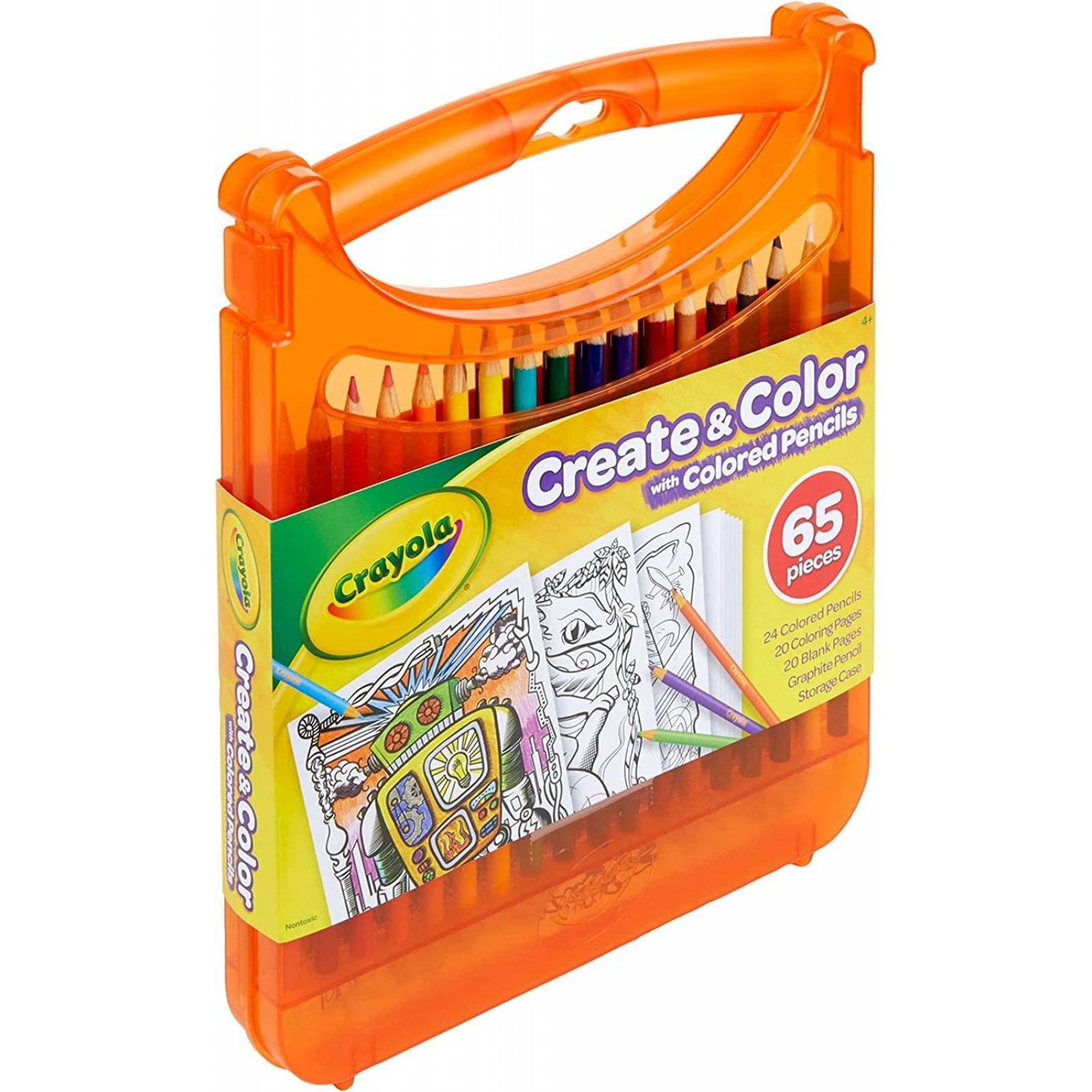 Kit Lápices de Colores Crayola Create & Color 65 piezas