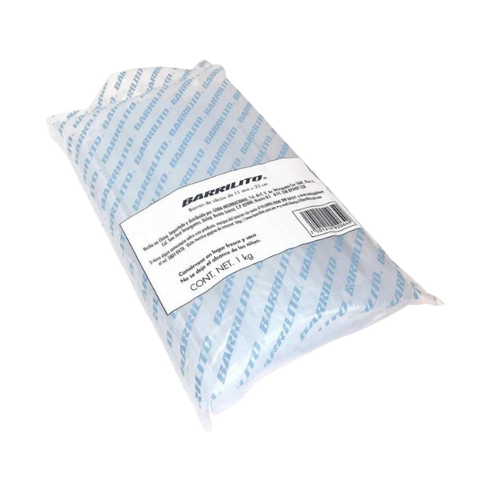 1 Kg De Silicon En Barra De 11 Mm Barrilito 