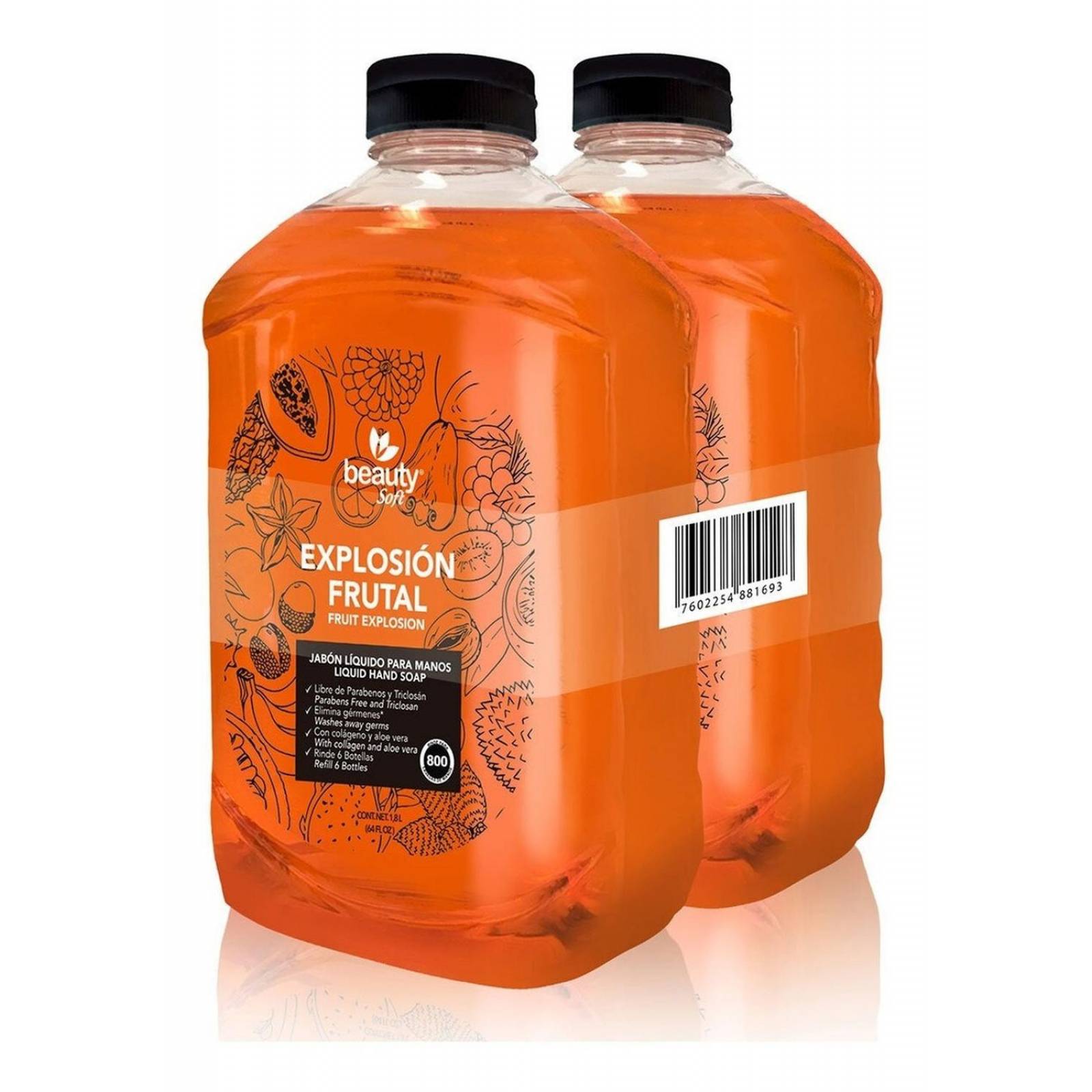 Jabón Líquido Para Manos Beauty Soft 