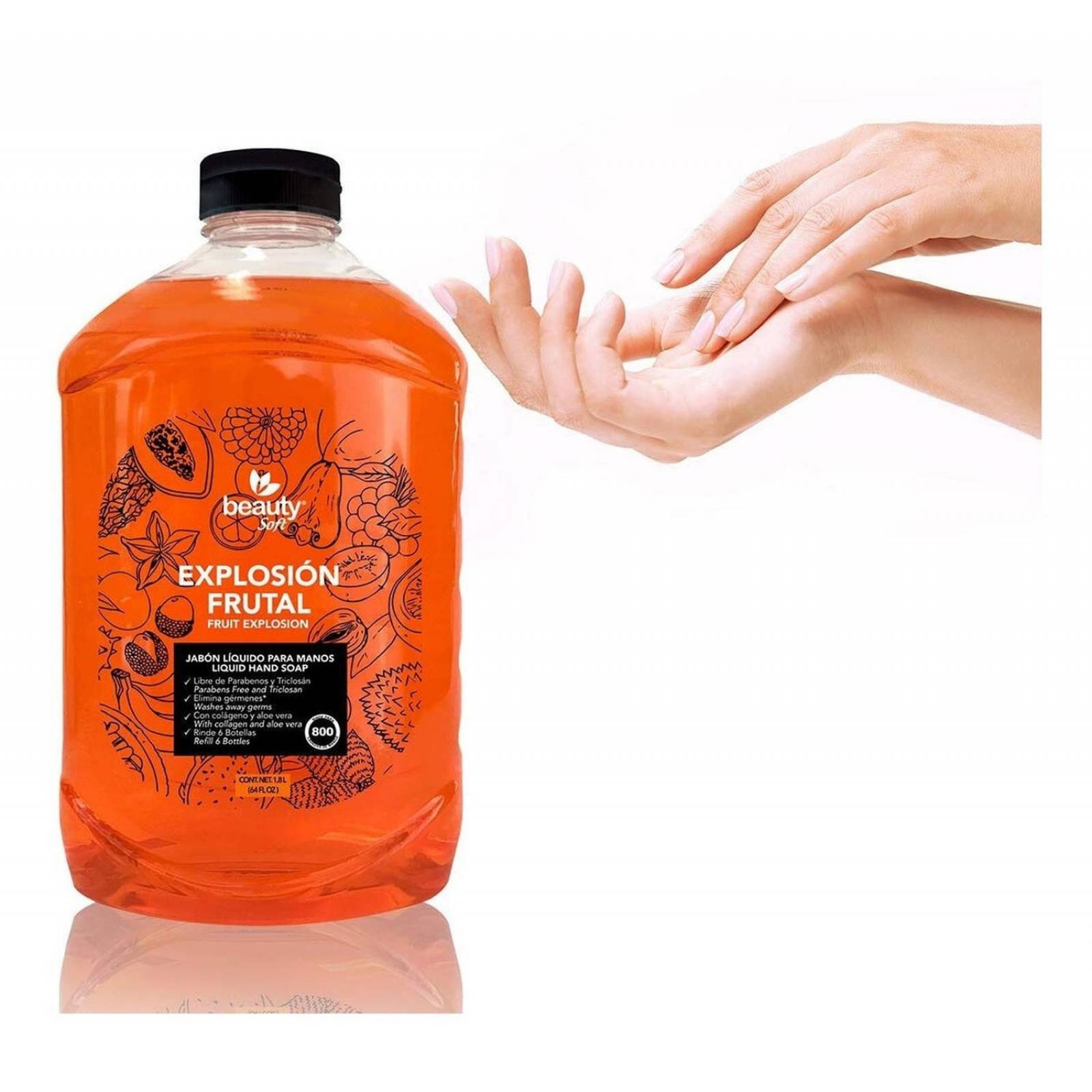 Jabón Líquido Para Manos Beauty Soft 