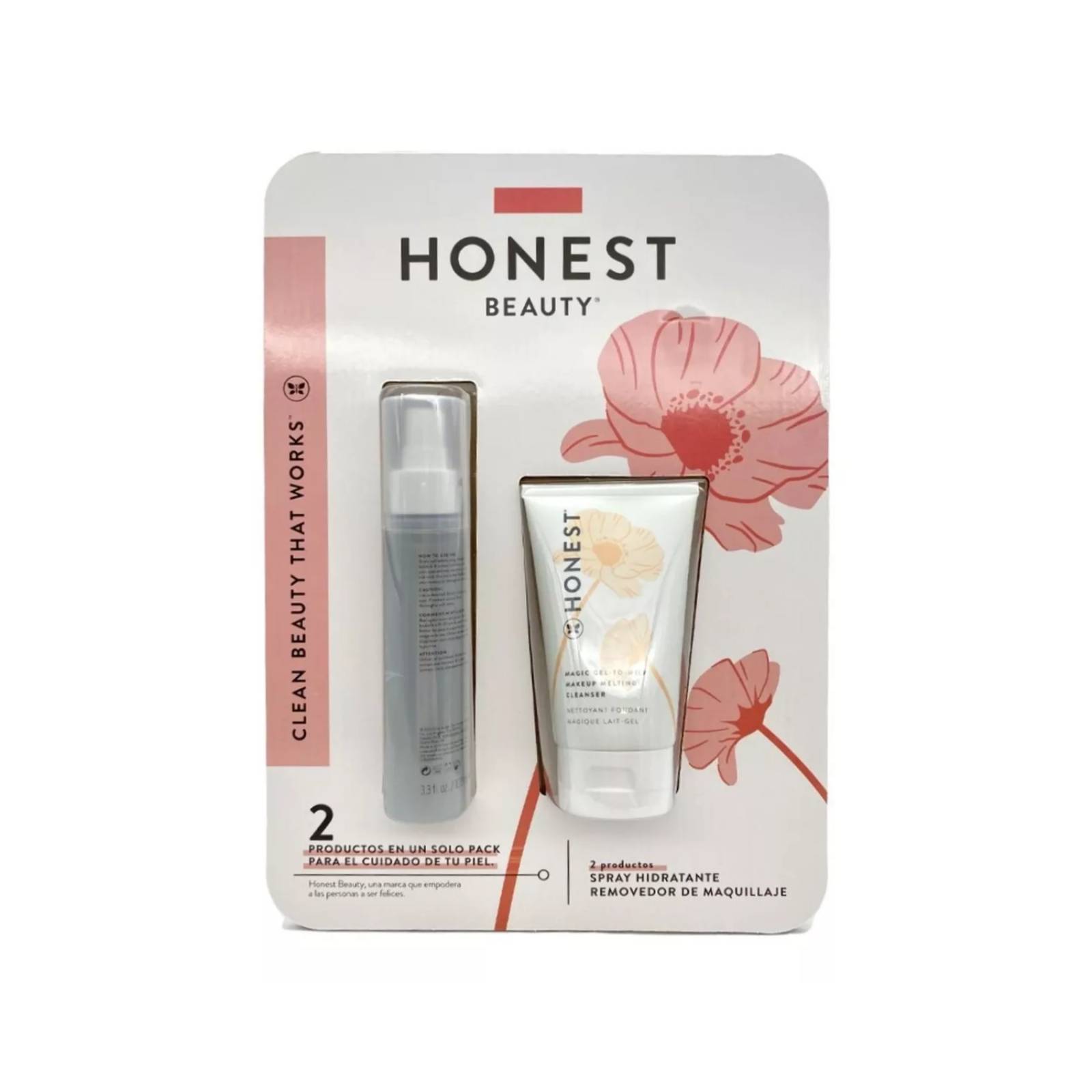 Spray Hidratante Y Desmaquillante Honest Beauty Vegano