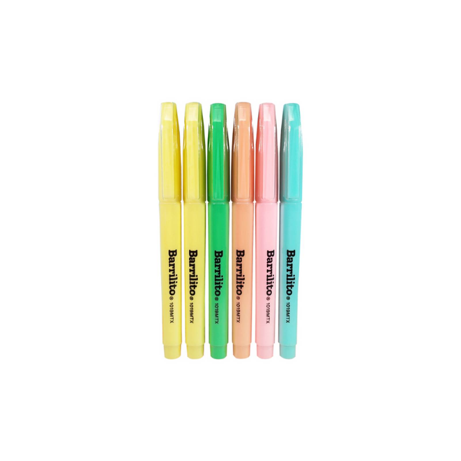 Marcatextos Color Pastel 6 Colores Barrilito