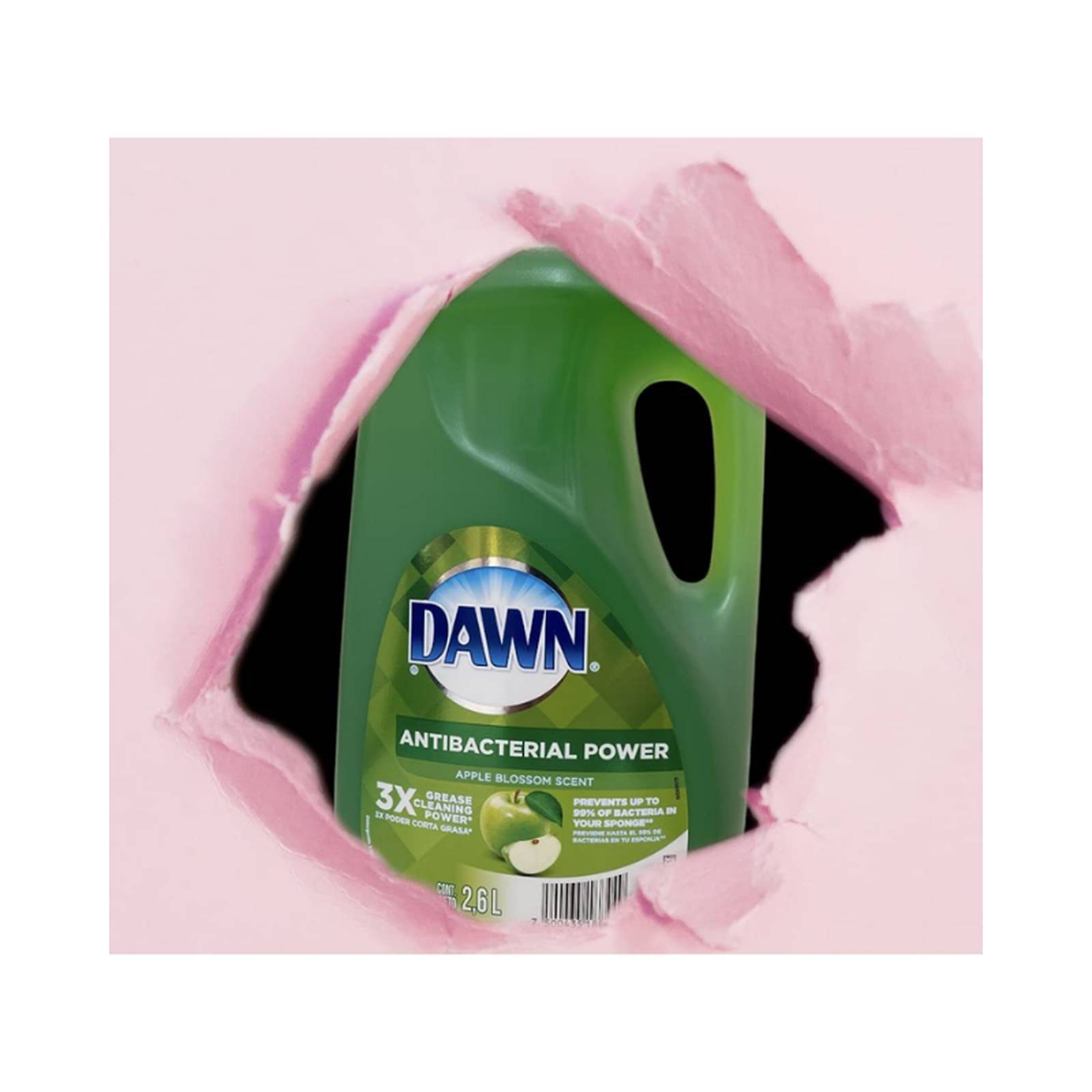 Lavatrastes Liquido Dawn Antibacterial Manzana 2.6l 