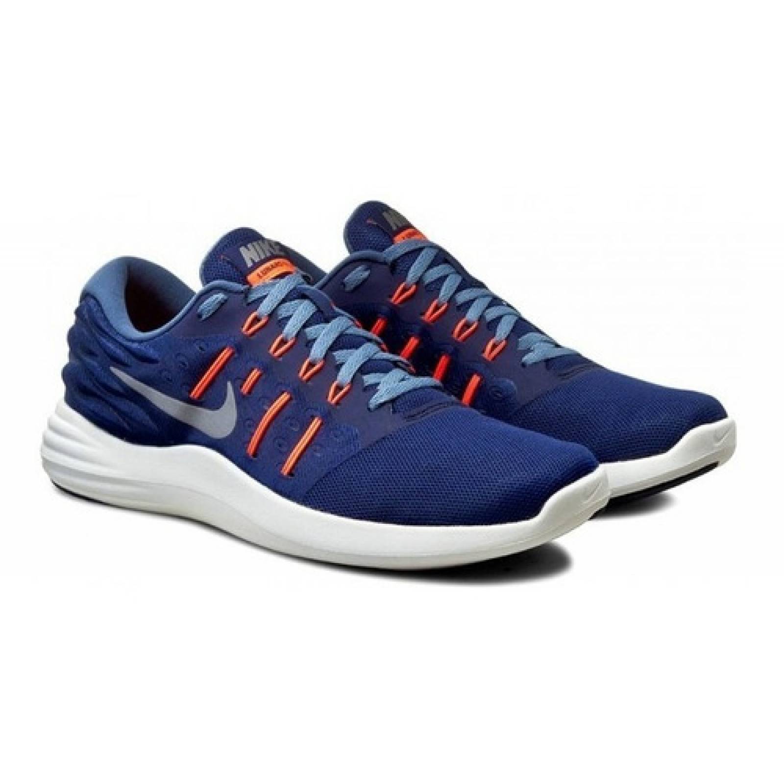 Tenis Deportivos Nike Lunarstelos Fusión Azul Para Hombre