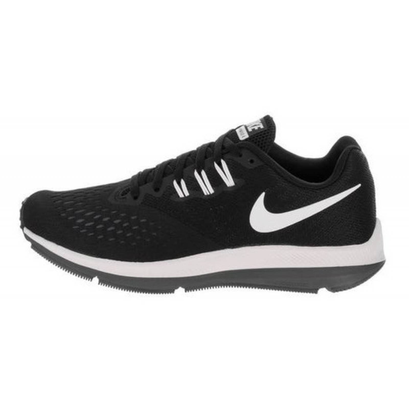 Tenis Deportivos Nike Air Zoom Winflo 4 Negro Blanco Unisex