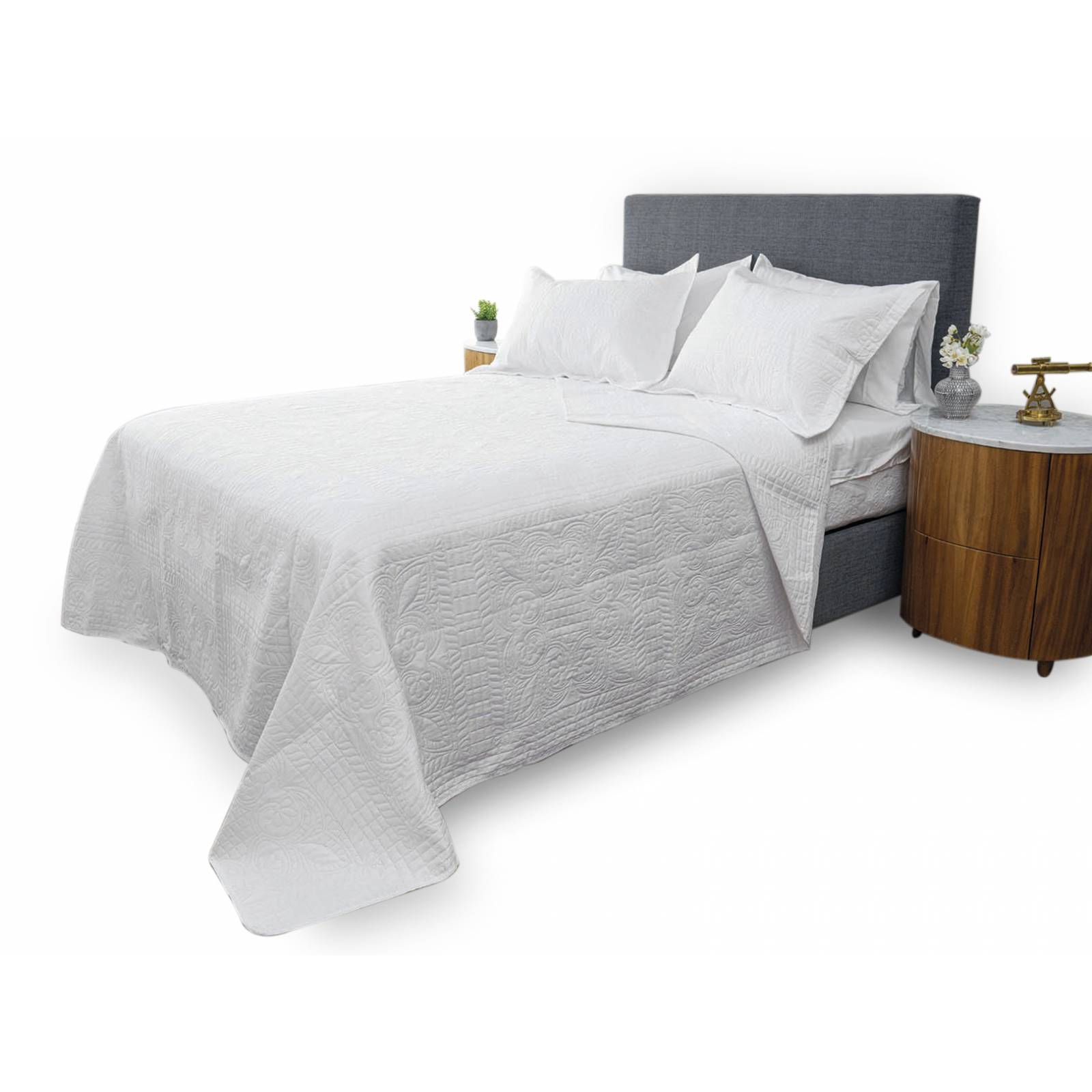 Colcha Gala Blanca King Size