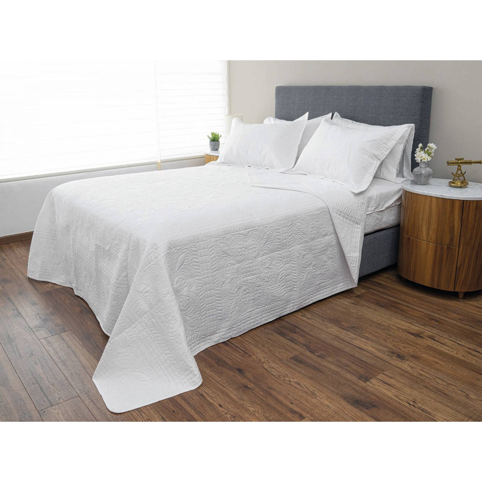 Colcha Gala Blanca King Size