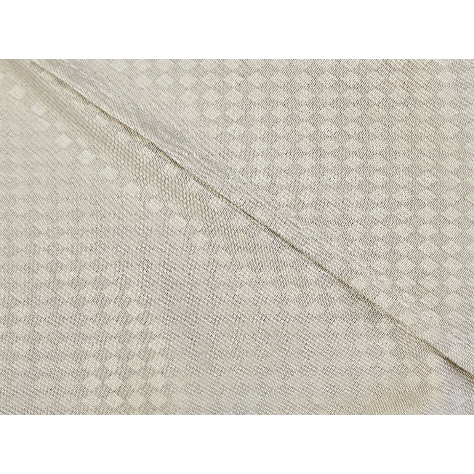 Juego de Sábanas Cuadros Color Arena Individual