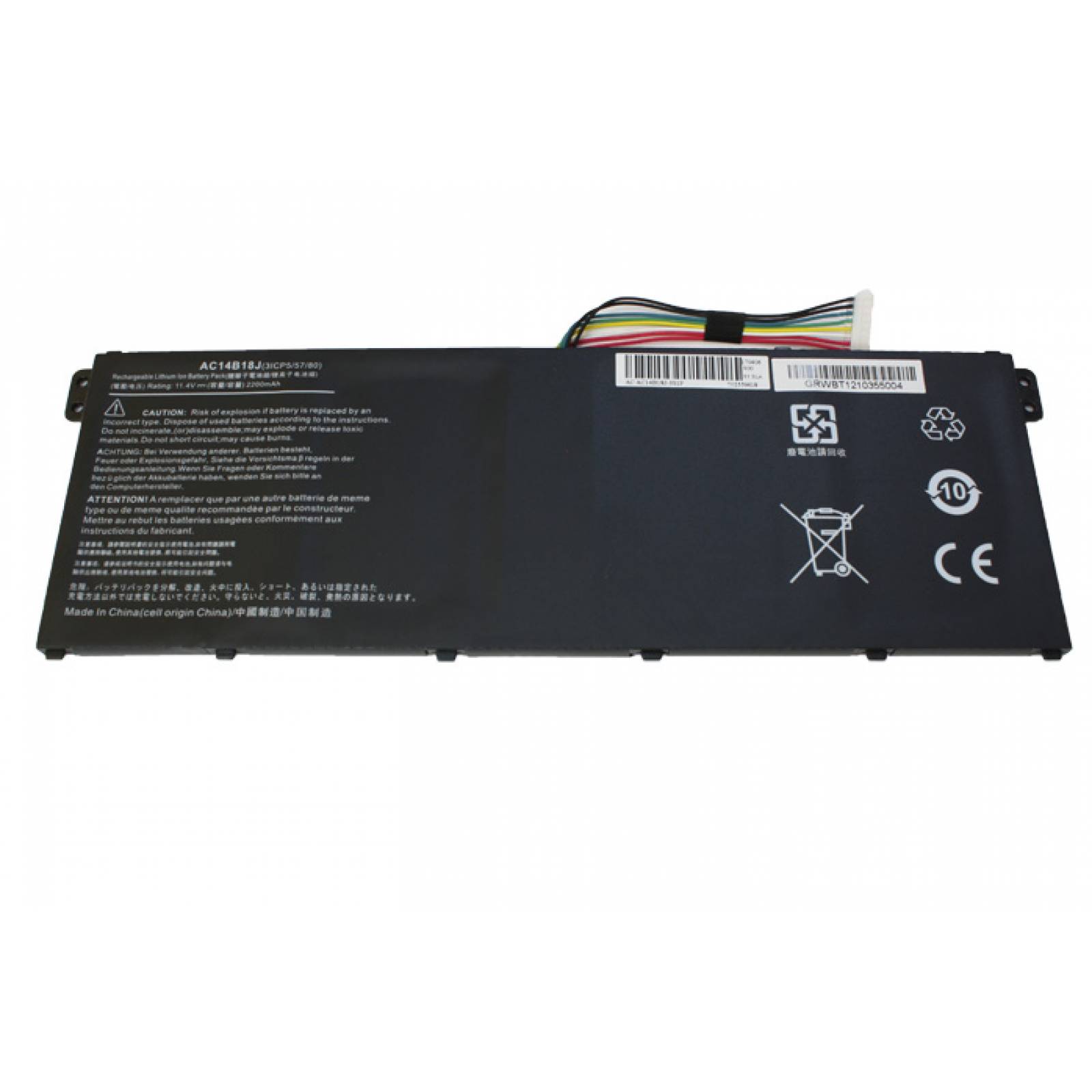 Para Gateway NE513 4 Celdas Batería Compatible