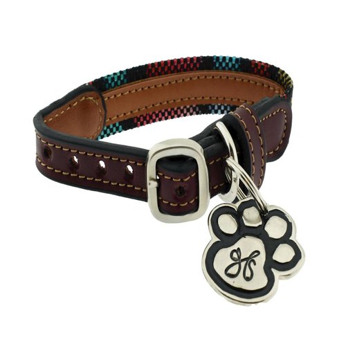 GS Pets - Collar para perro XXS:17 - 21 CM, diseño artesanal . 
