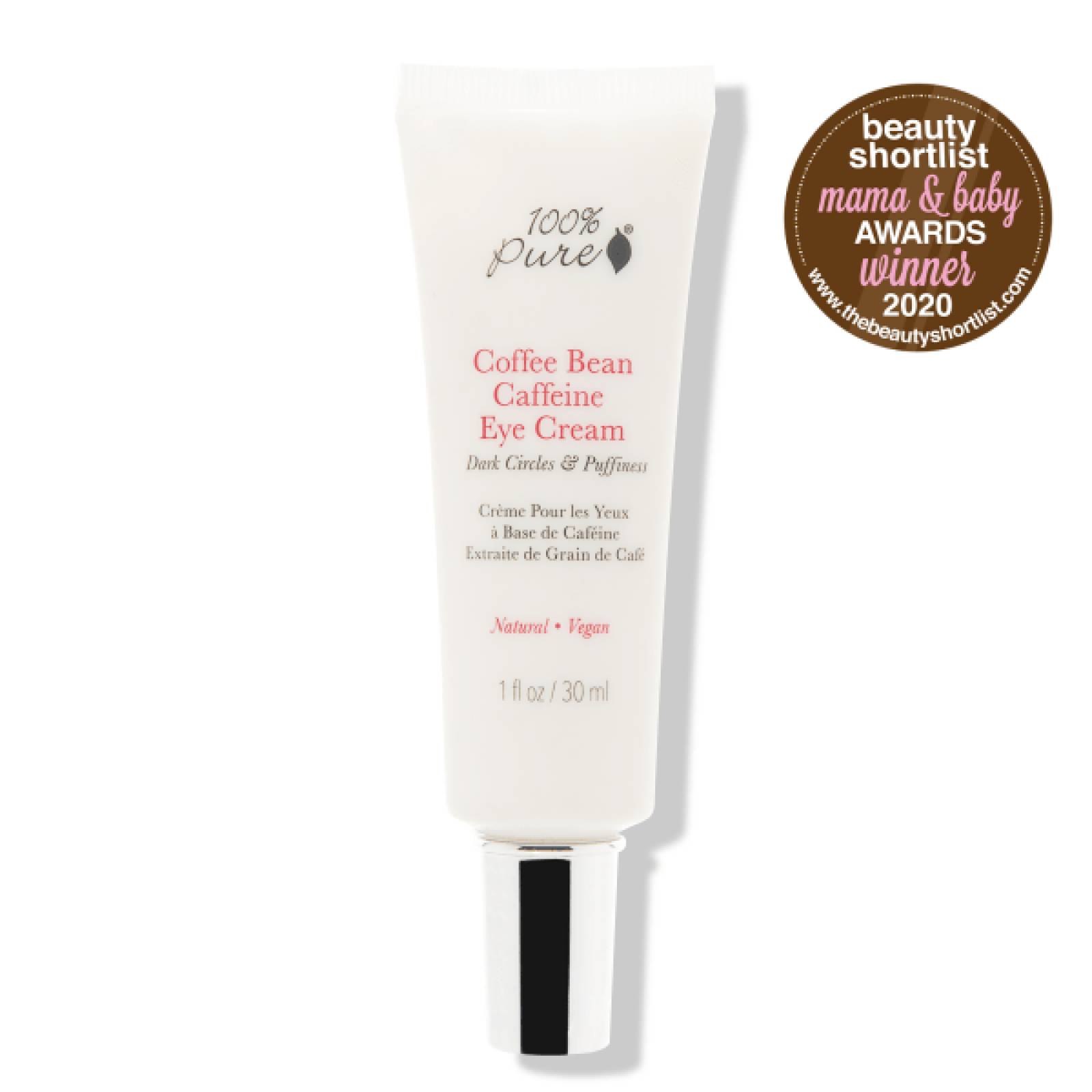 Coffee Bean Caffeine Eye Cream   100% Pure